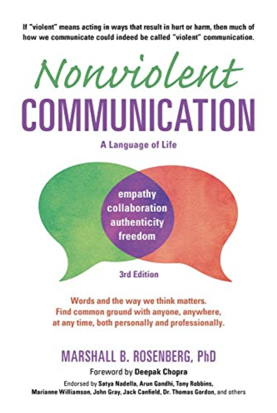 book cover of nonviolent communication