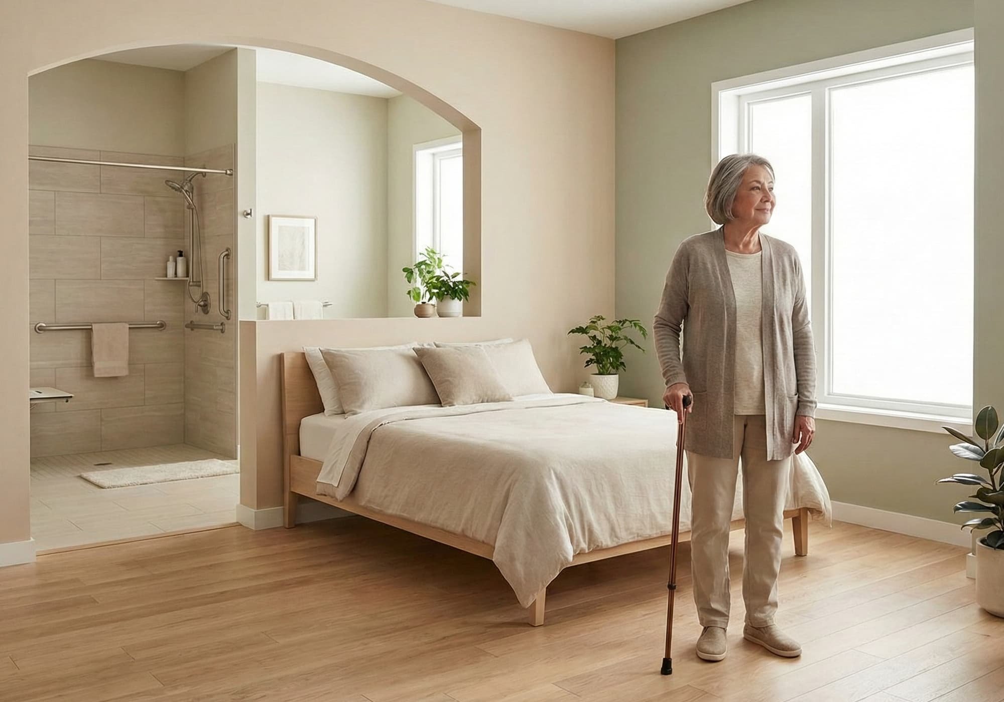 Transitioning Bedrooms and Bathrooms for Successful Aging in Place