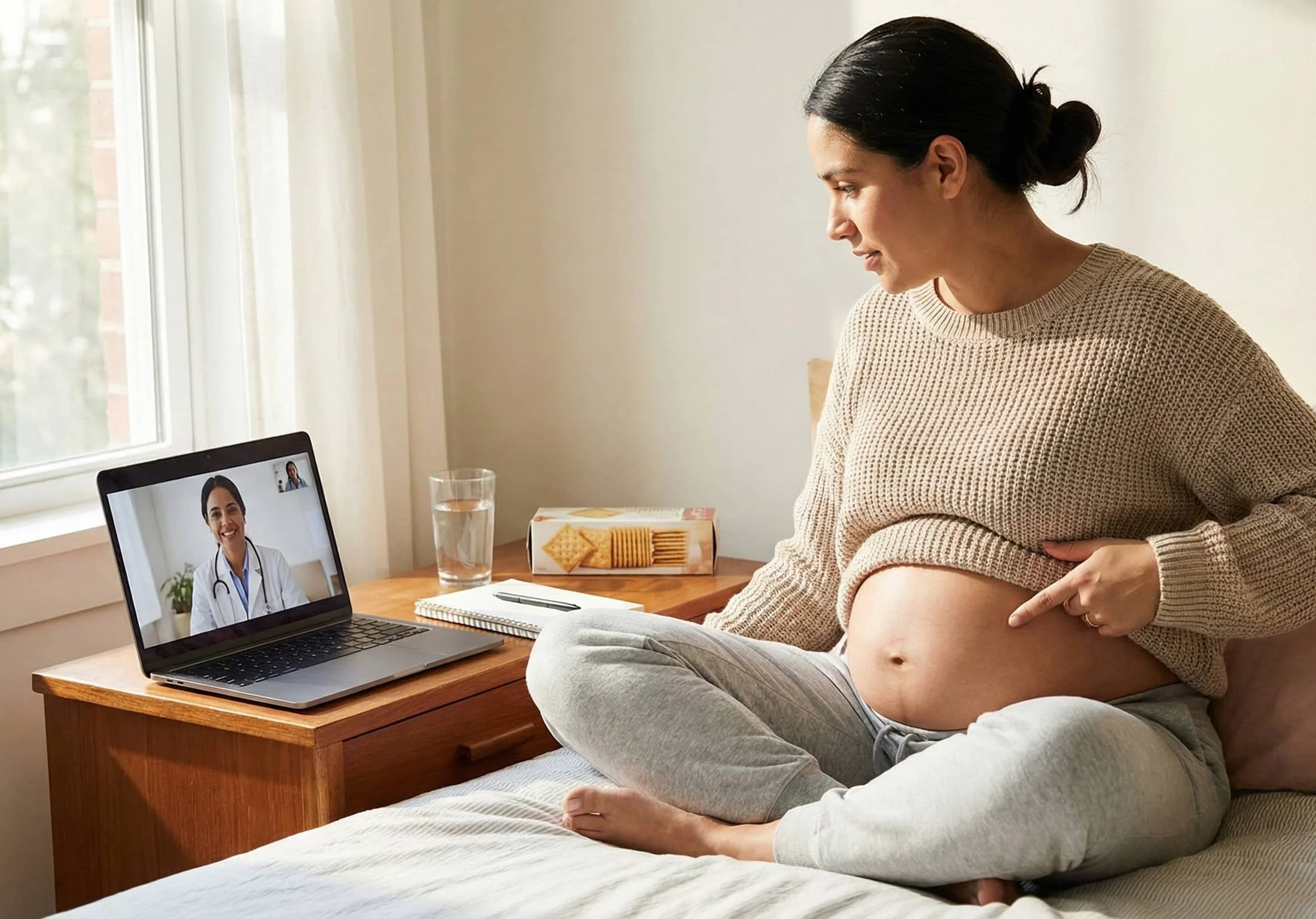 What Helps with Nausea During Pregnancy and Abdominal Pain?