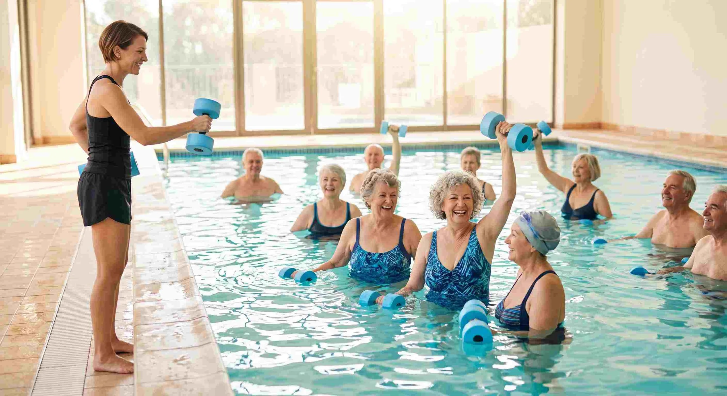 Water Aerobics and Aging Joints: What the Water Changes
