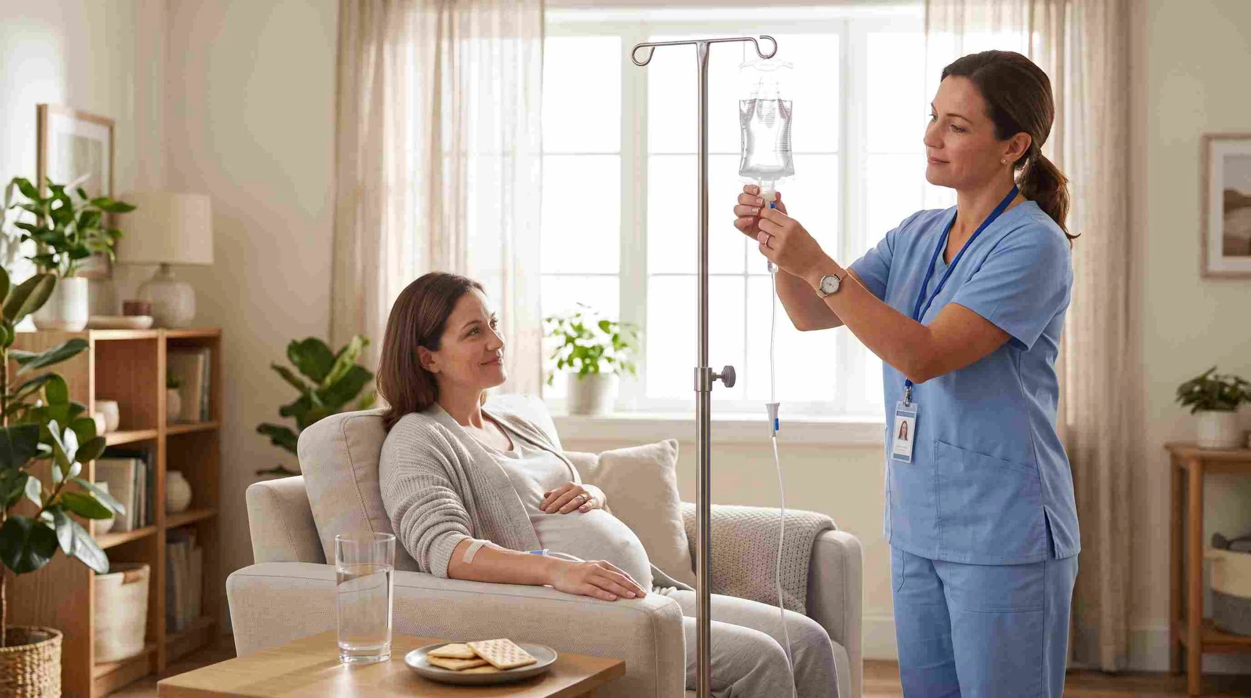 Dehydration in Pregnancy: When Morning Sickness Needs IV Fluids