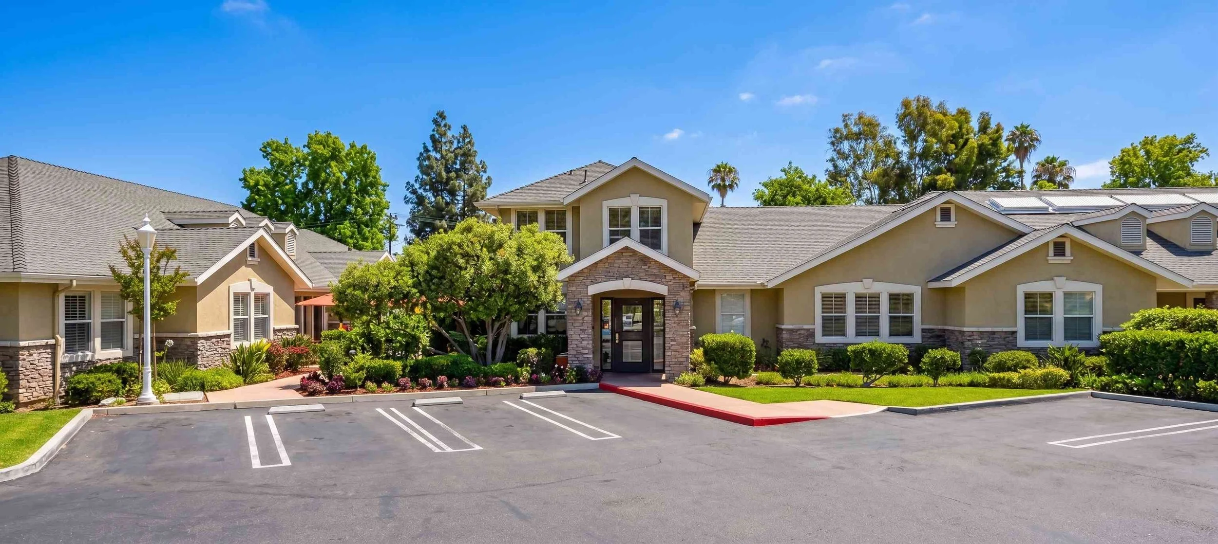 Pacifica Senior Living Newport Mesa memory care community on Bear Street in Costa Mesa, Orange County, California