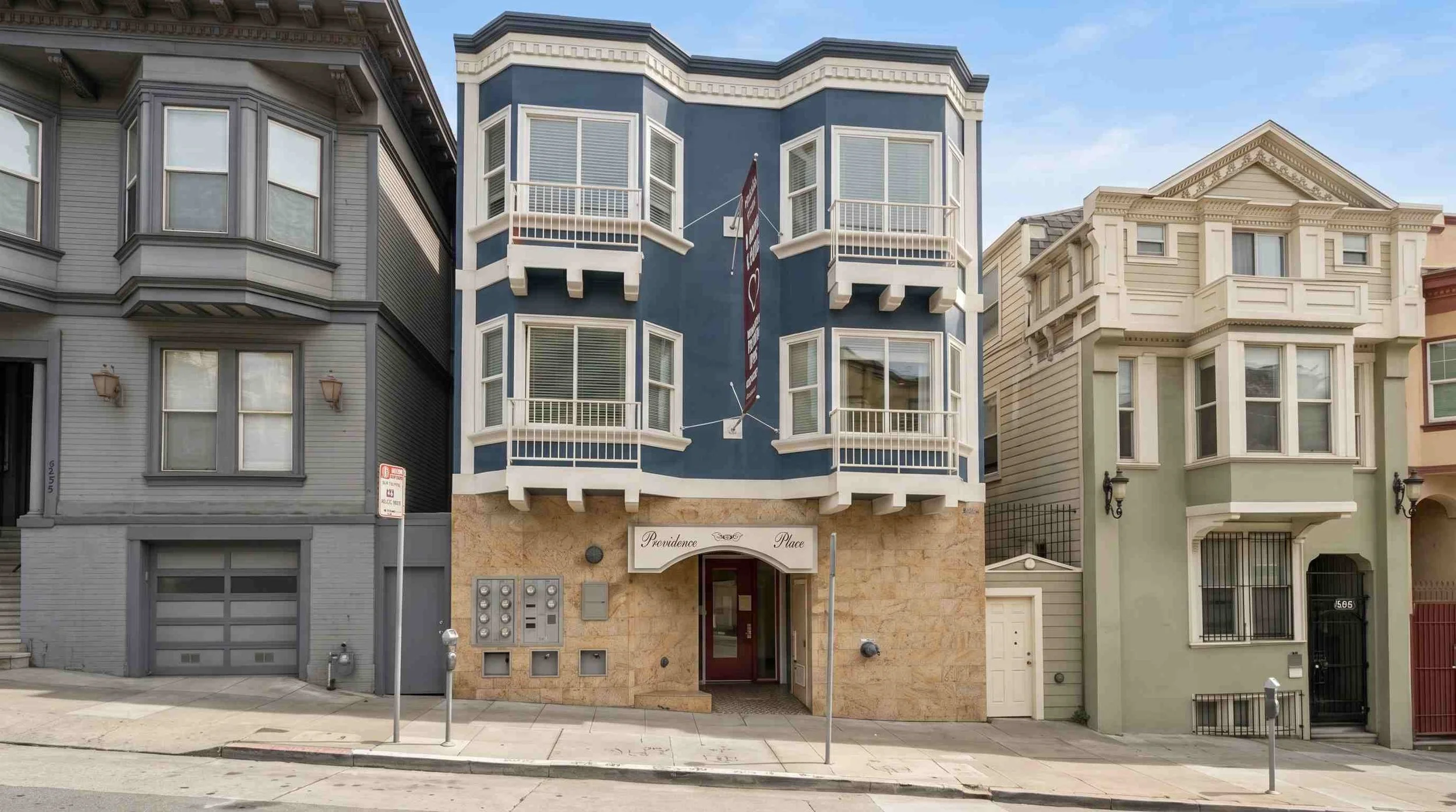 exterior of Providence Place assisted living on Geary Boulevard in San Francisco