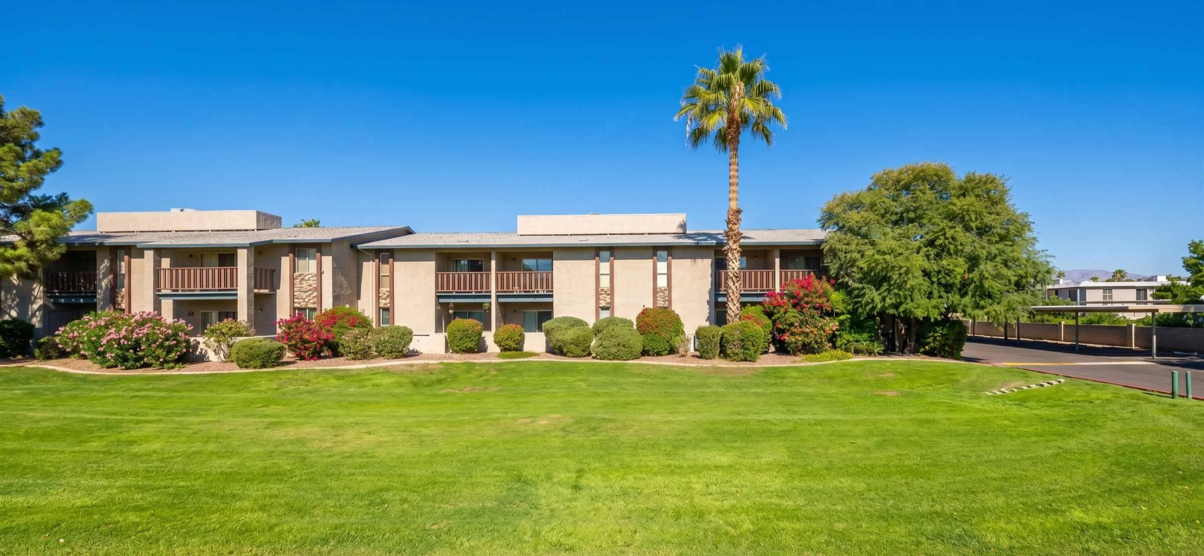 Front exterior of Aloha Assisted Living, a small assisted living home for seniors in Scottsdale, Arizona.