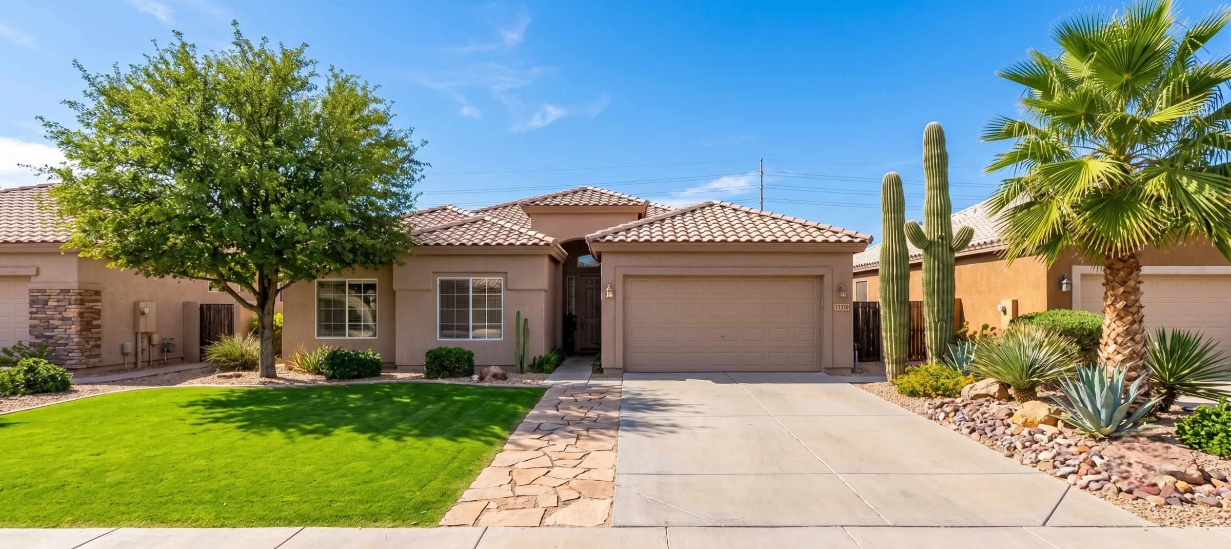 Exterior of Flamingo ALH LLC, a licensed assisted living home for up to ten residents at 13330 North 88th Place in Scottsdale, Arizona.
