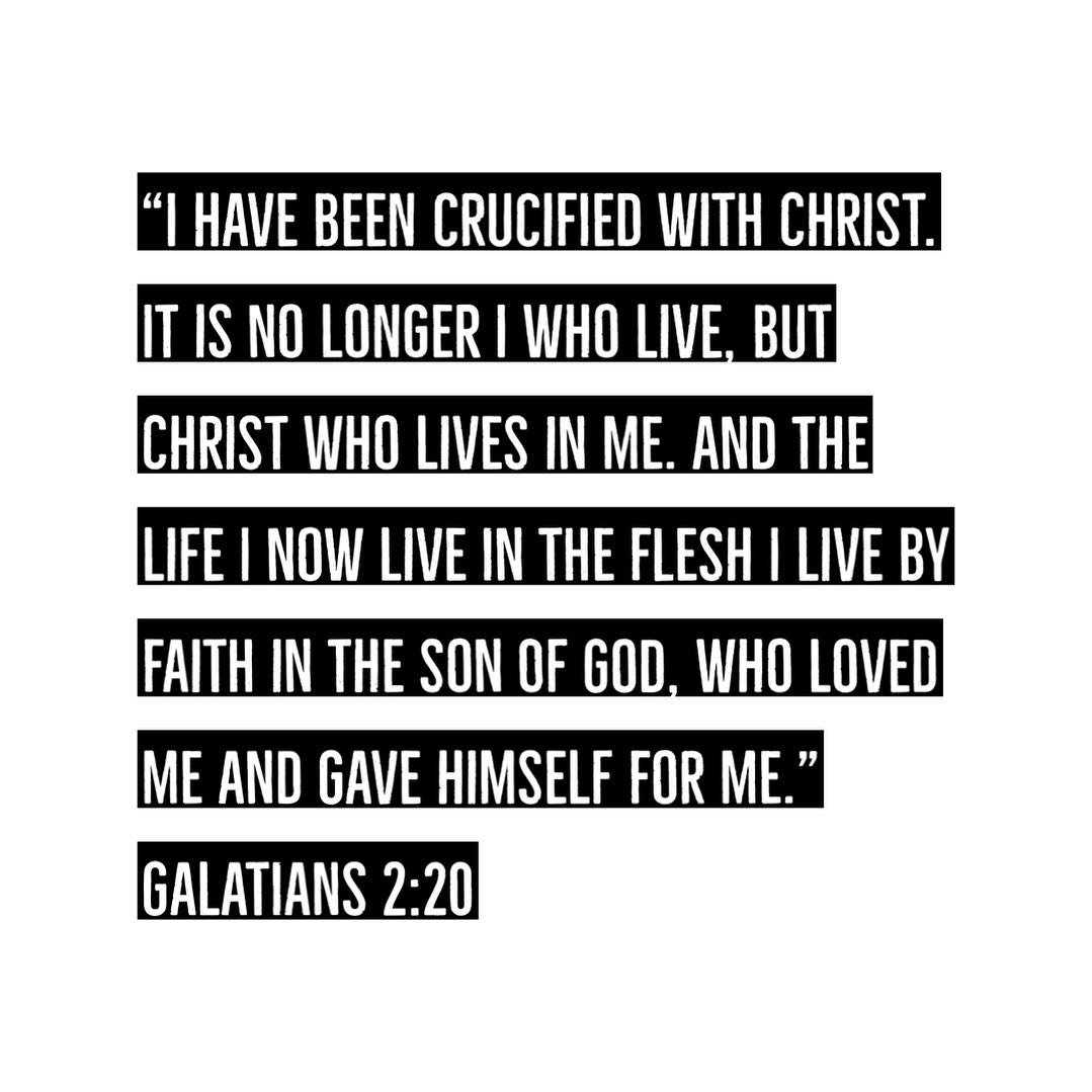 &ldquo;I have been crucified with Christ. It is no longer I who live, but Christ who lives in me. And the life I now live in the flesh I live by faith in the Son of God, who loved me and gave himself for me.&rdquo;
‭‭Galatians‬ ‭2‬:‭20‬
.
.
#Christia
