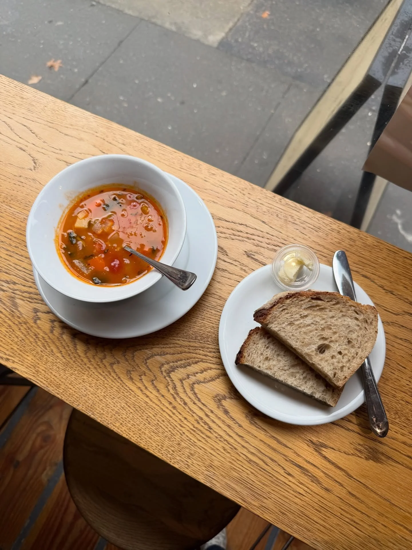 Come in for coffee and stay for lunch. 
Now serving soup. Check in each Monday for our soup of the week.
$5 per bowl, add bread for $1.