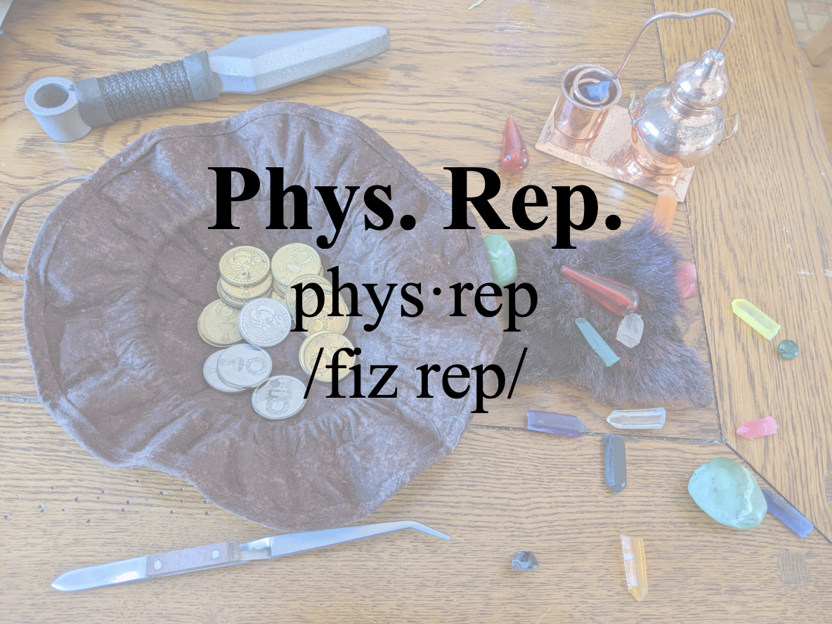 Game Jargon Definition: "Phys.&nbsp;Rep."