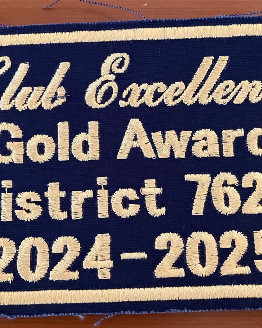 We received the District 7620 Club Excellence GOLD Award for 2024-2025. It recognizes our commitment to Rotary goals, by partnering with ADRA to build a water system for an elementary school in Zimbabwe; supporting youth programs such as Interact Ai