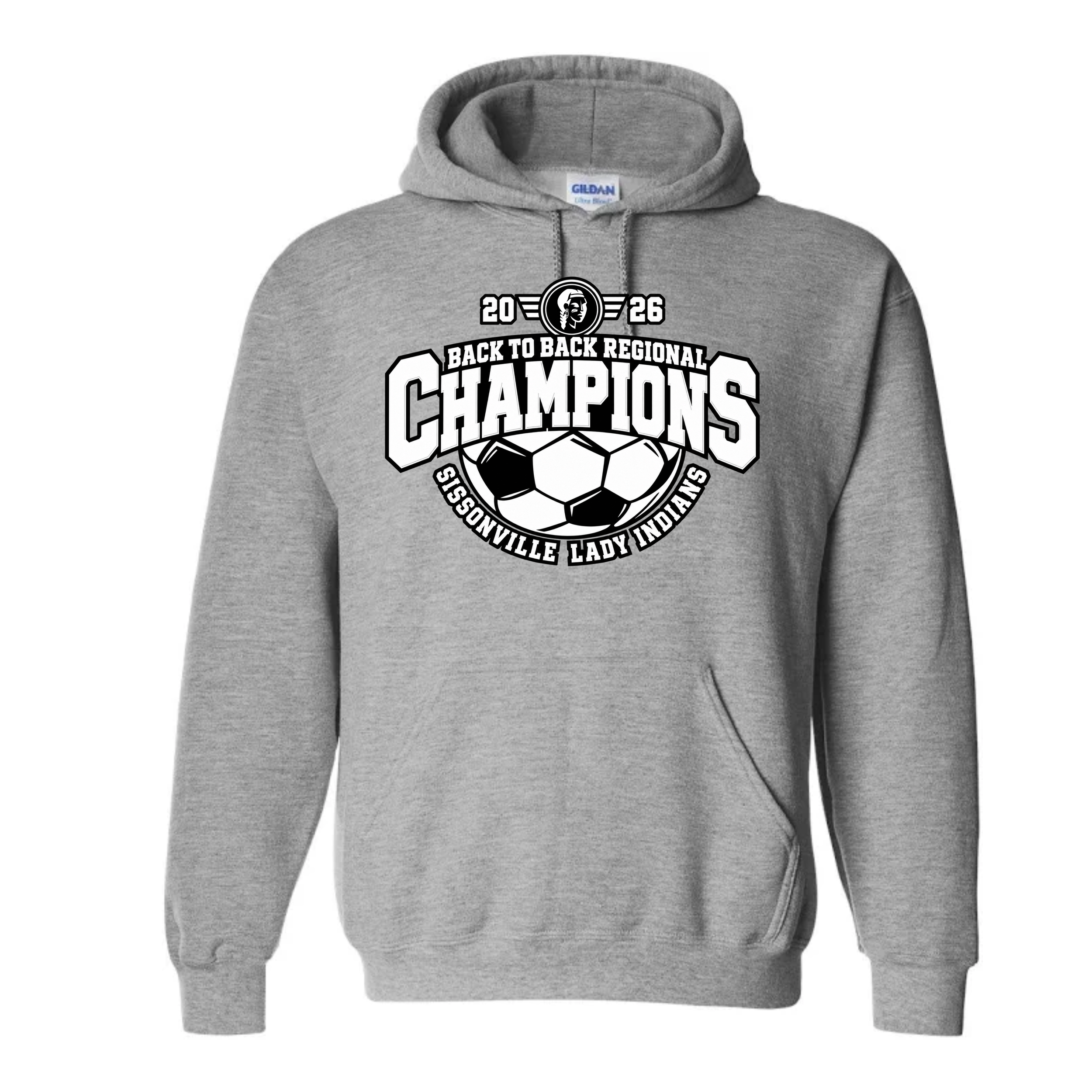 Girls Soccer Regional Champions Hoodie Sweatshirt