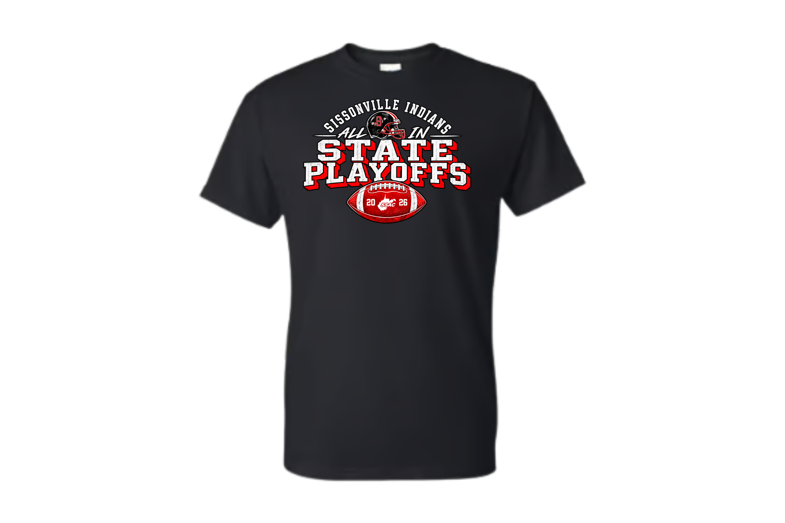 Football State Playoffs Short Sleeve T-Shirt