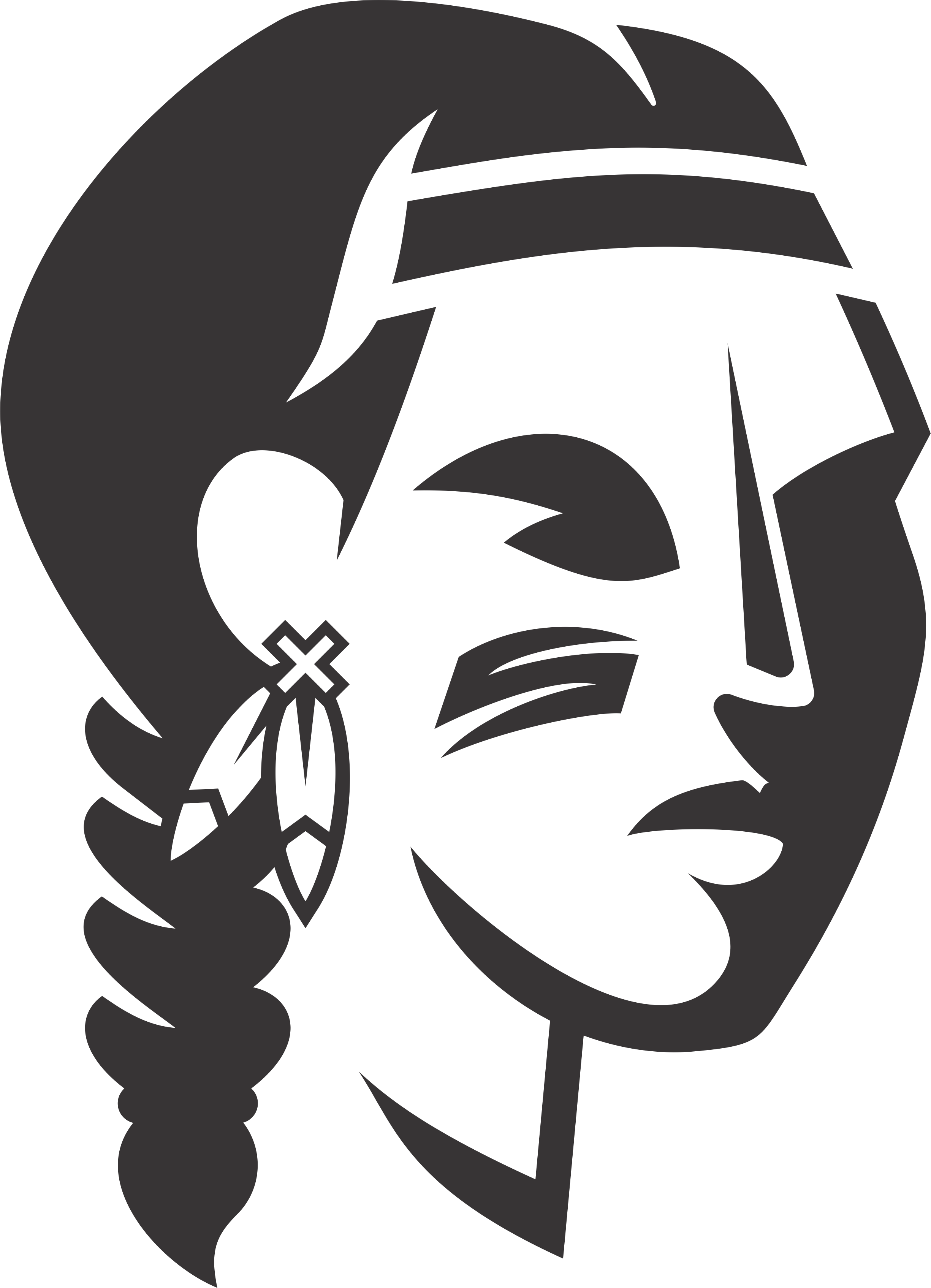 Female Mascot (Black)