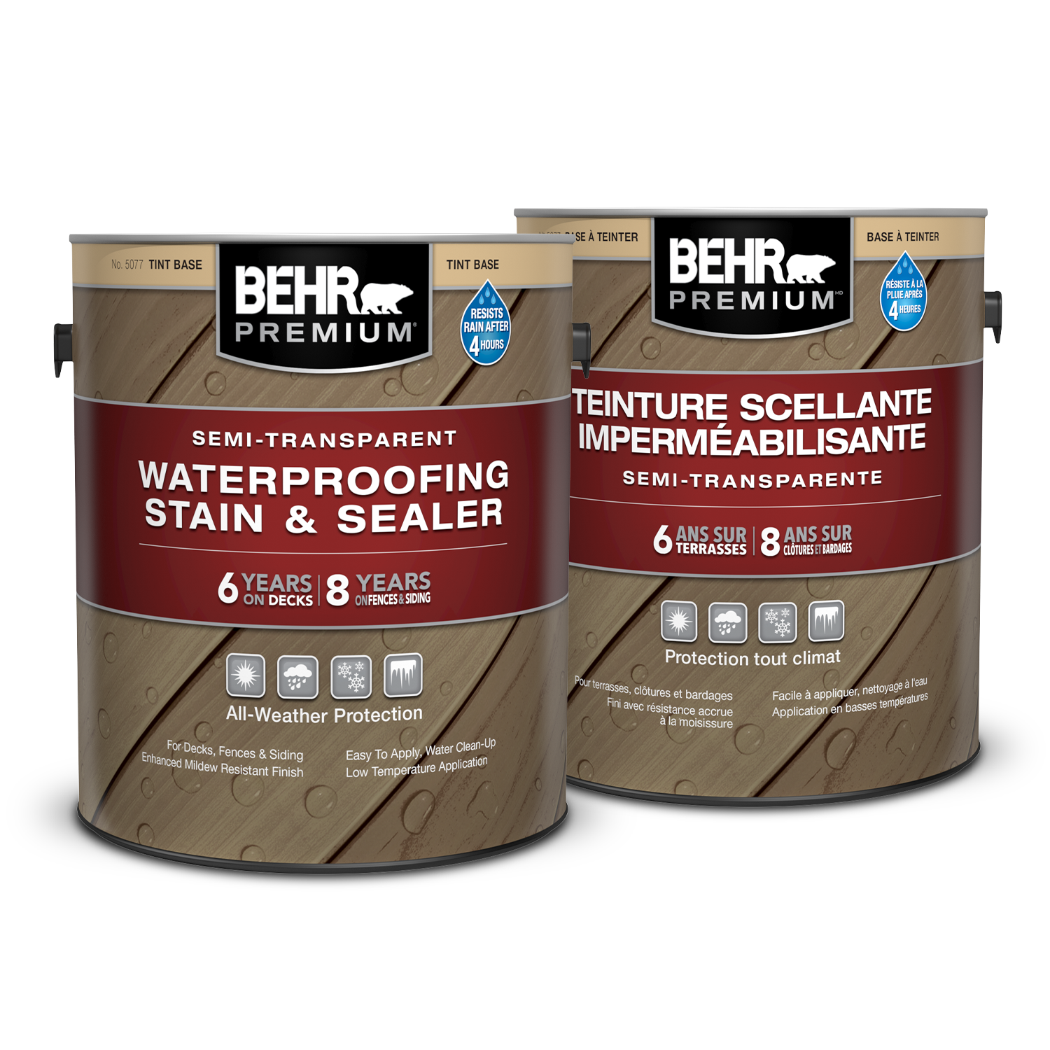 Semi-Transparent Waterproofing Stain & Sealer Cedar