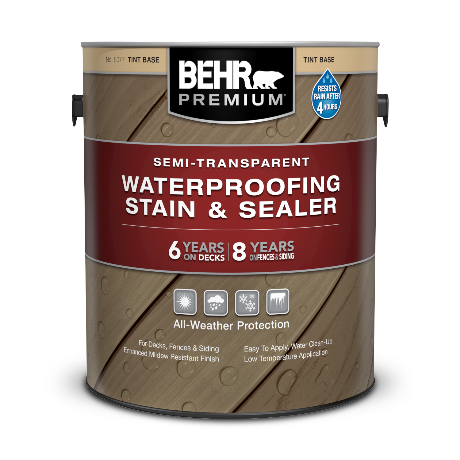 Semi-Transparent Waterproofing Stain & Sealer Cedar