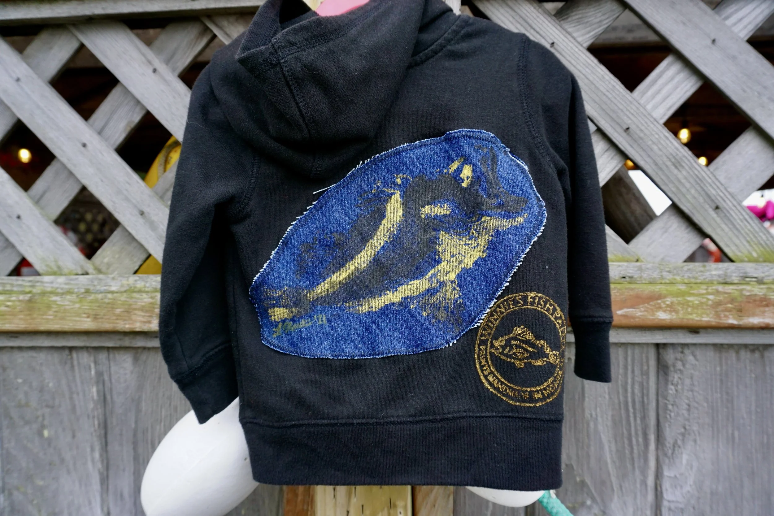 Kids Zip up with Rockfish Print