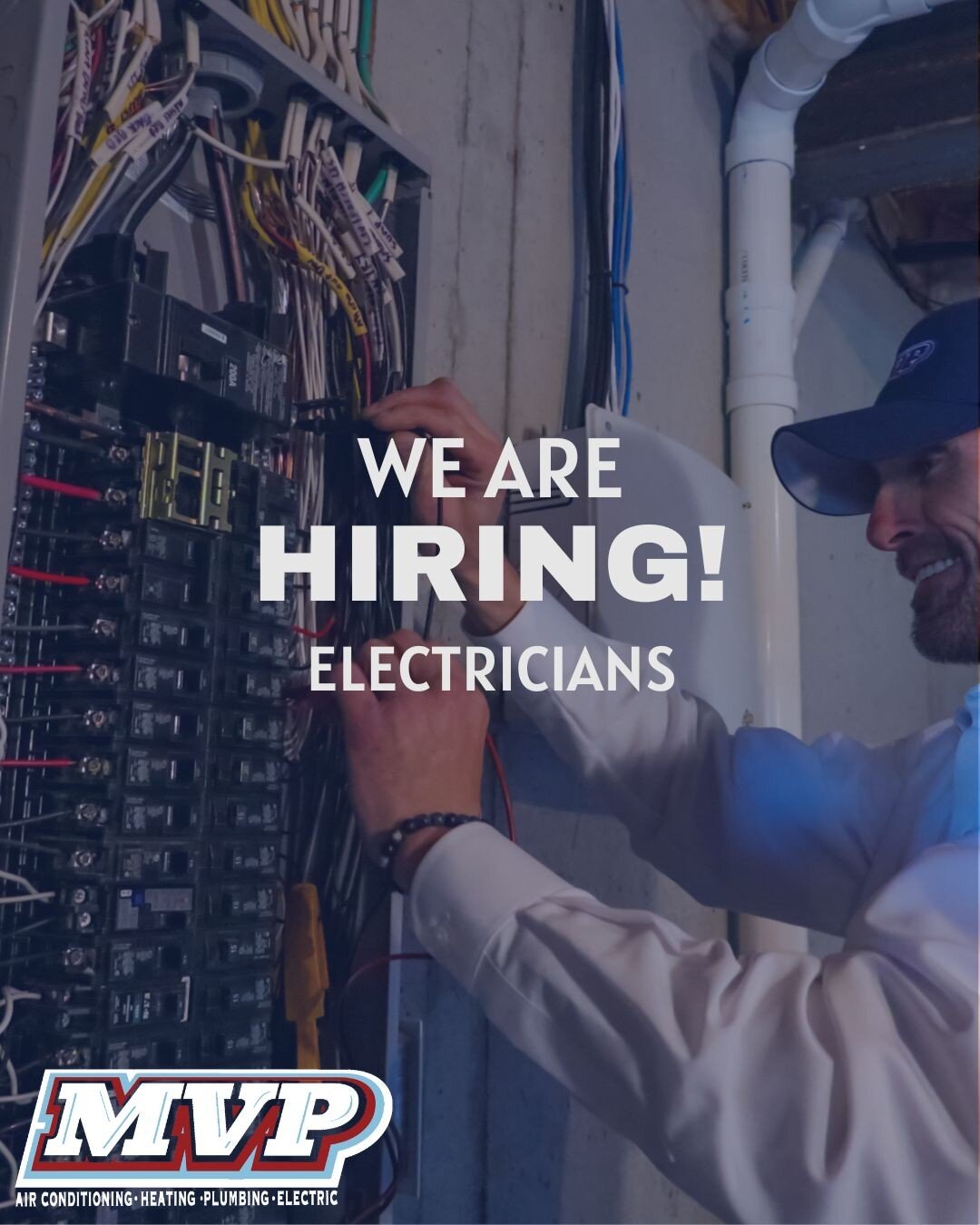 WE'RE HIRING! 🥇

MVP was voted one of Kansas City's best places to work by the Kansas City Business Journal 𝑨𝑵𝑫 voted Best Electricians in Kansas City and we're hiring motivated 𝙚𝙡𝙚𝙘𝙩𝙧𝙞𝙘𝙞𝙖𝙣𝙨 with 2 or more years experience! 

We have 