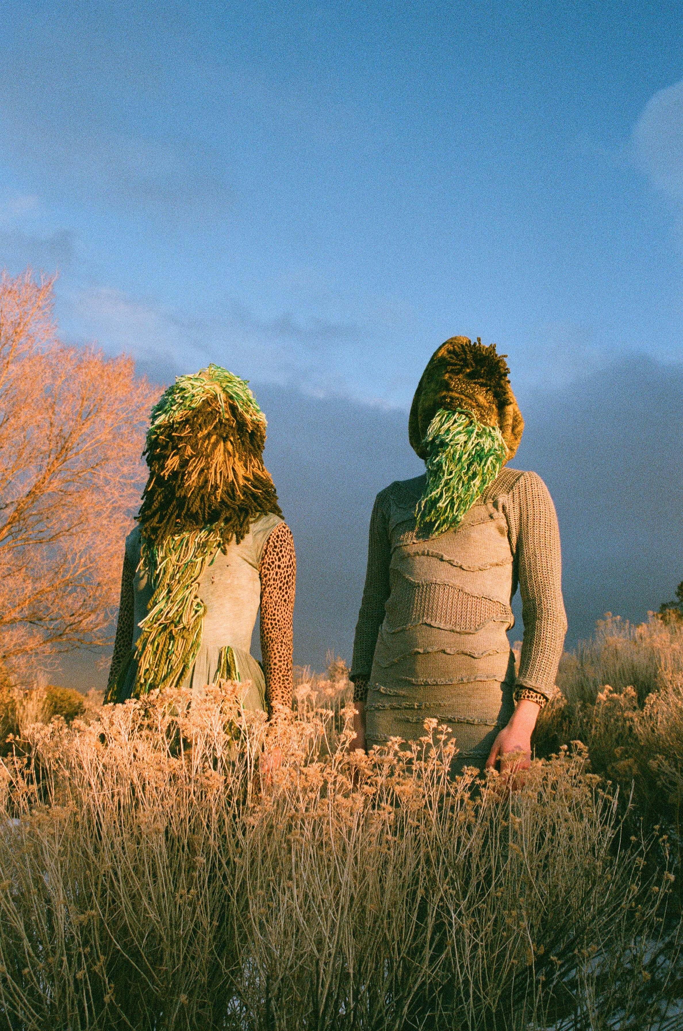 Masks/costumes made from recycled sweaters