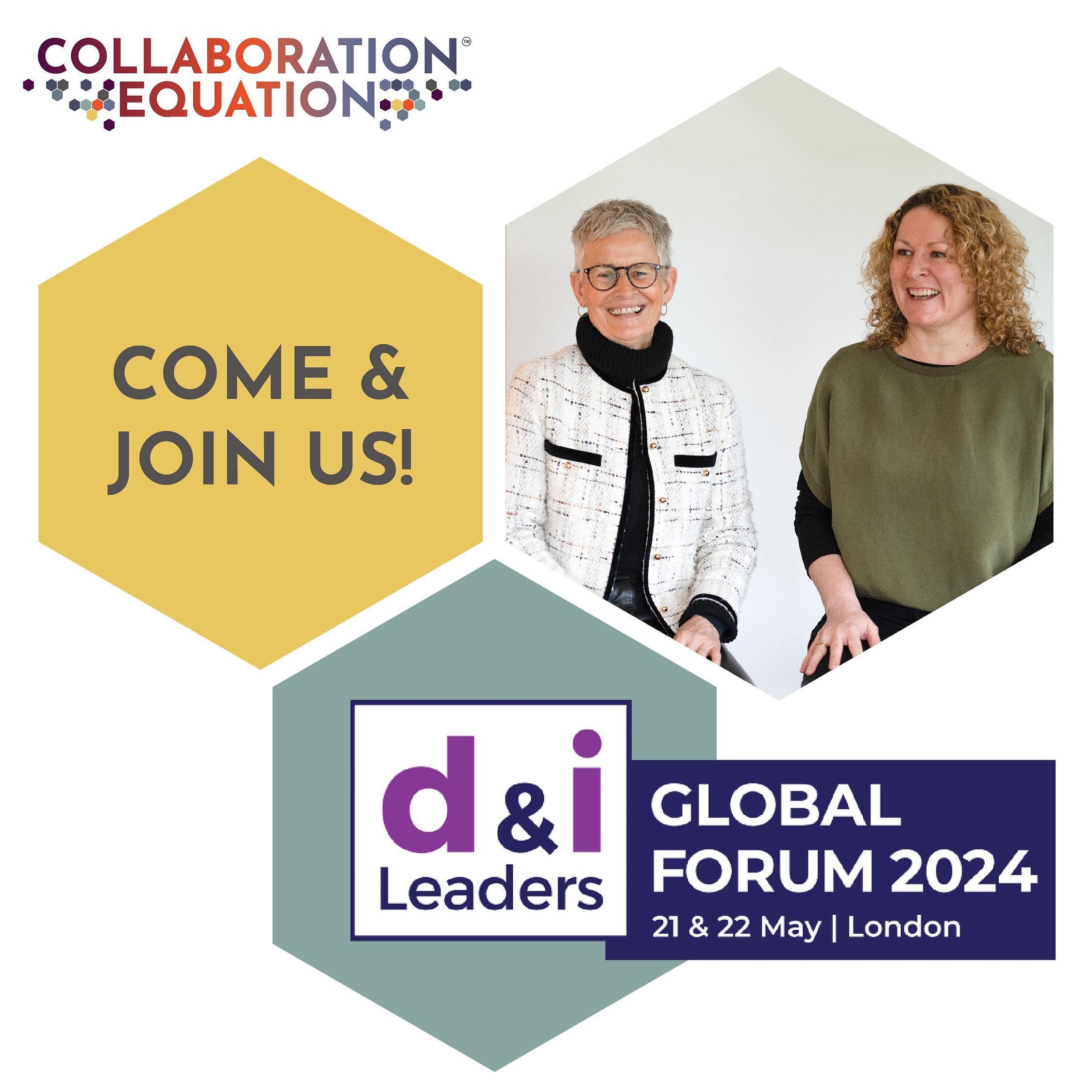 Lucy Kidd and I will be taking part in the 2024 d&amp;i Leaders Global Forum!

On the 21st and 22nd of May at the Park Plaza Victoria in London, Lucy and I will be joining 15 other exhibitors and more than 35 speakers from businesses such as Lego, Wa