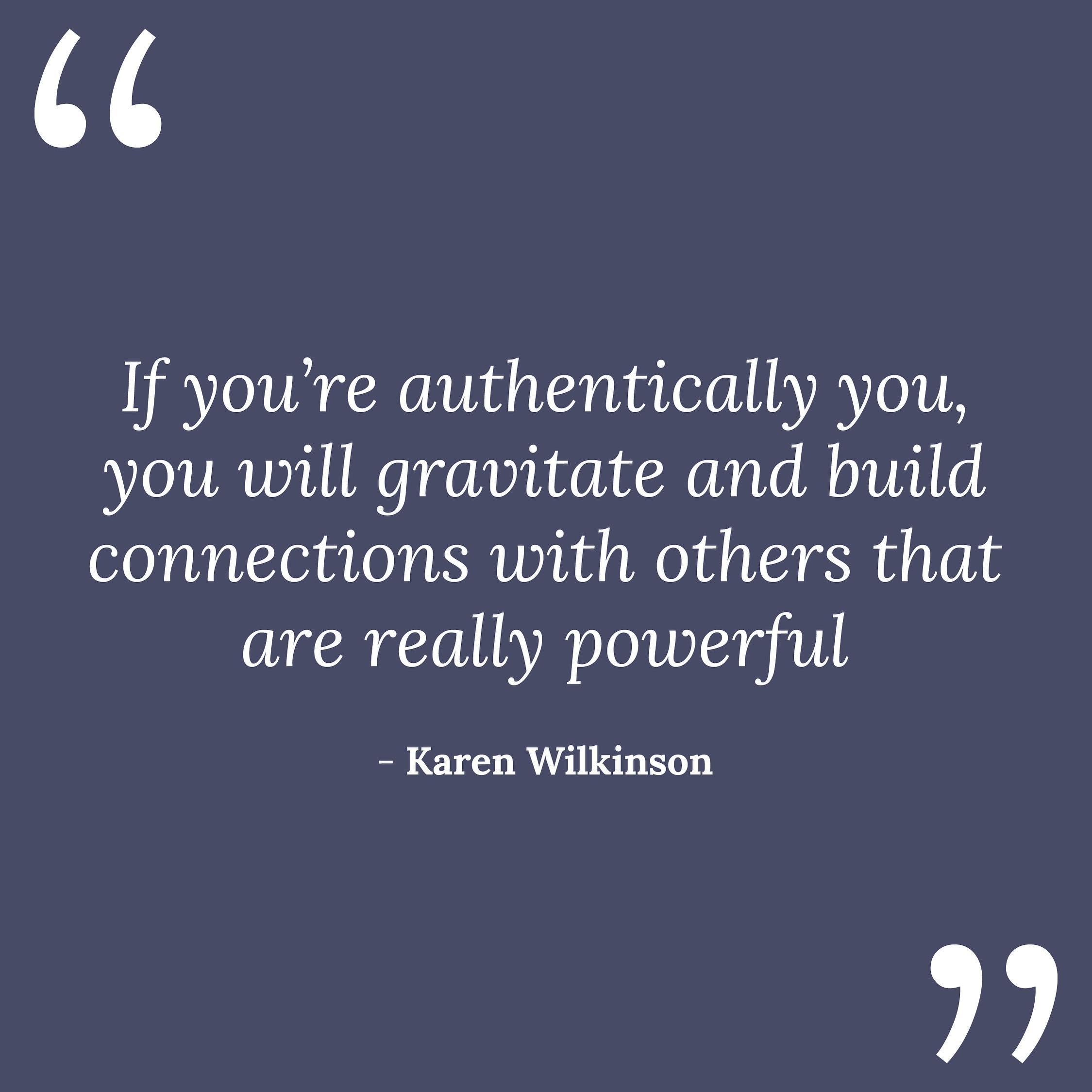 Is there power in authenticity?

Karen Wilkinson believes so.

She is an award-winning marketer and was my guest on the episode of my podcast Leaders in Conversation with Anni Townend that aired last week in which Karen and I explored the importance 