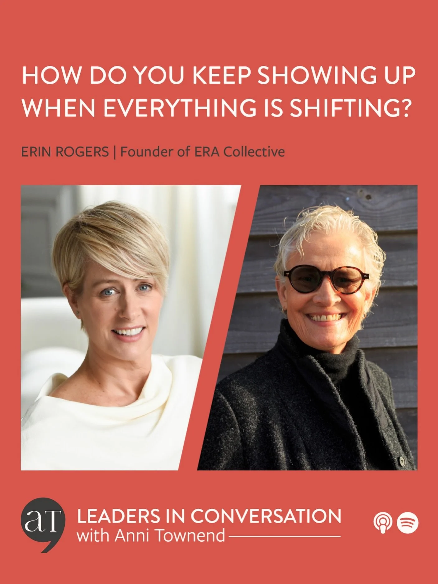 New episode of Leaders in Conversation out today. Join the conversation about what happens when someone finally sees you clearly, and what you might be keeping hidden that you no longer need to.

Erin Rogers (@erinrogers213), founder of ERA Collectiv