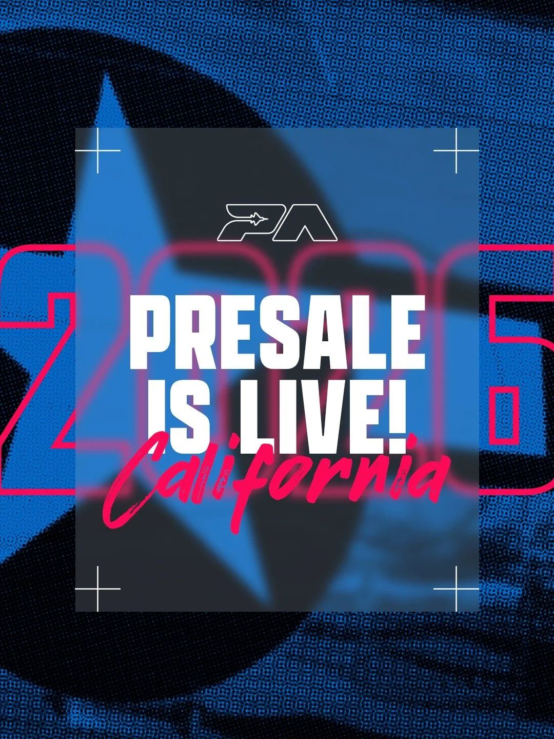 CALIFORNIA, PRESALE IS LIVE. ✈️🌴

Not on the list yet? You&rsquo;ve still got time. 💯 Sign up now and get the presale link delivered straight to your inbox.

Lock in early and save up to $40 on tickets compared to gate prices. Don&rsquo;t wait arou