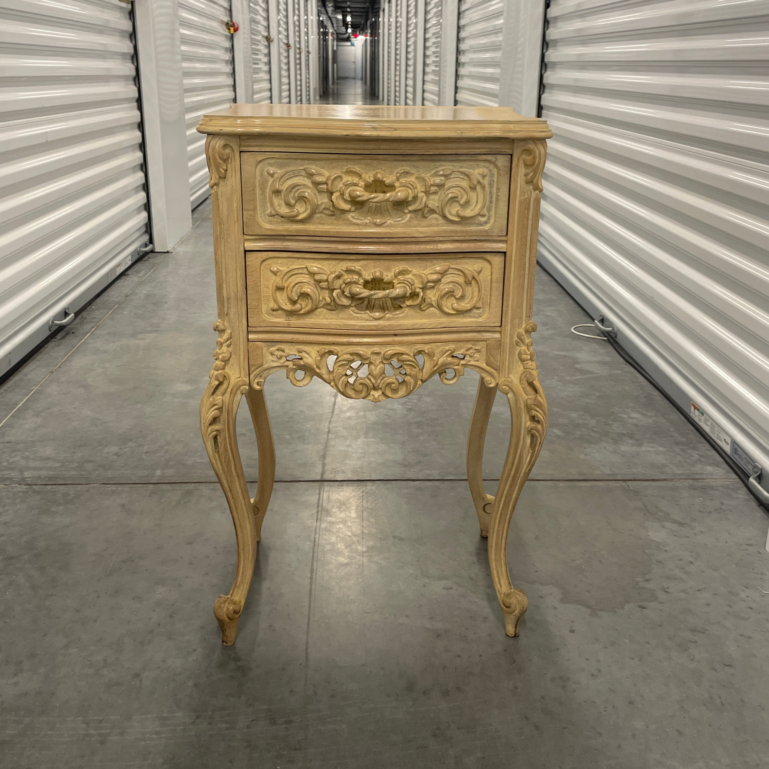 Louis Style Carved Side Table