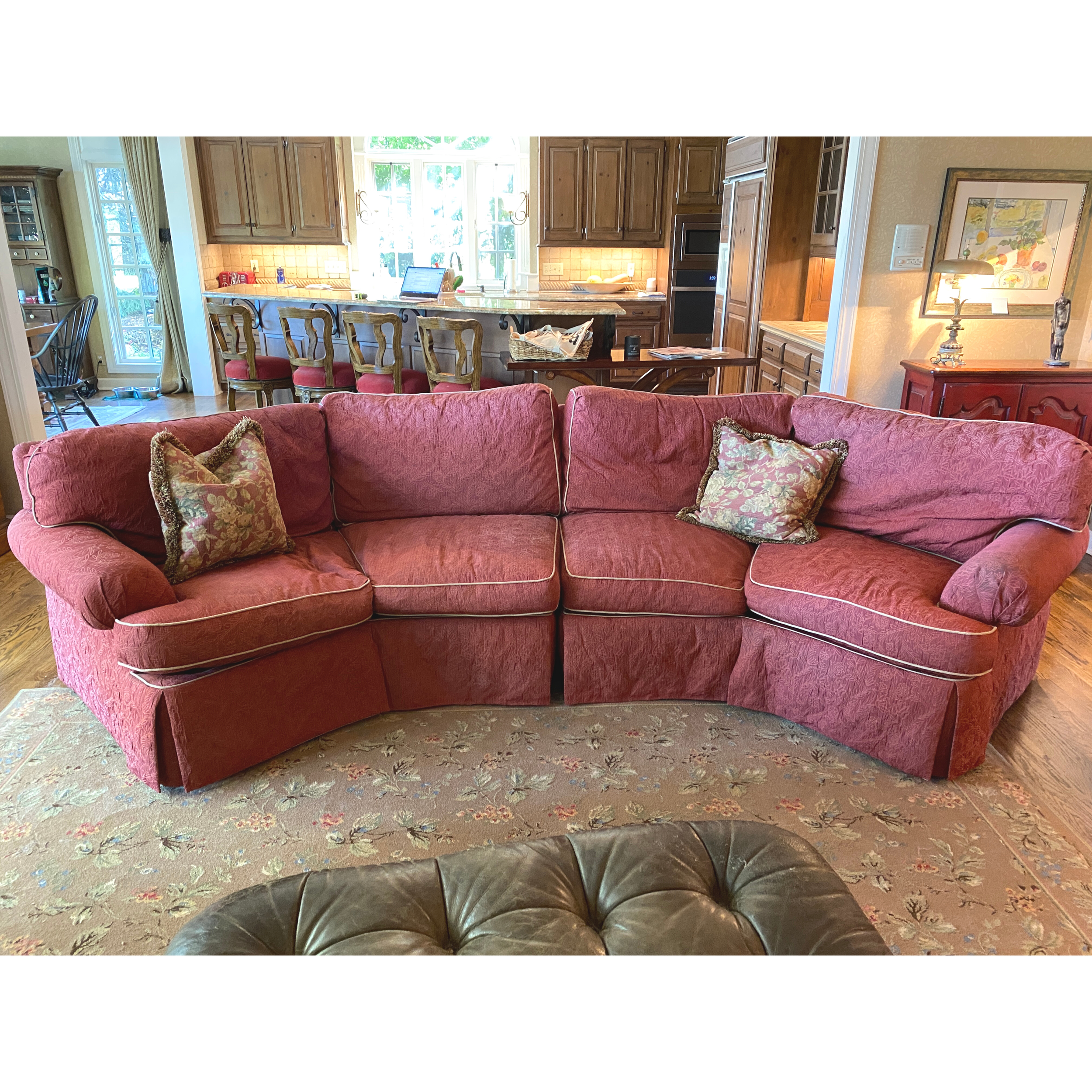 Red Cuddle Sofa