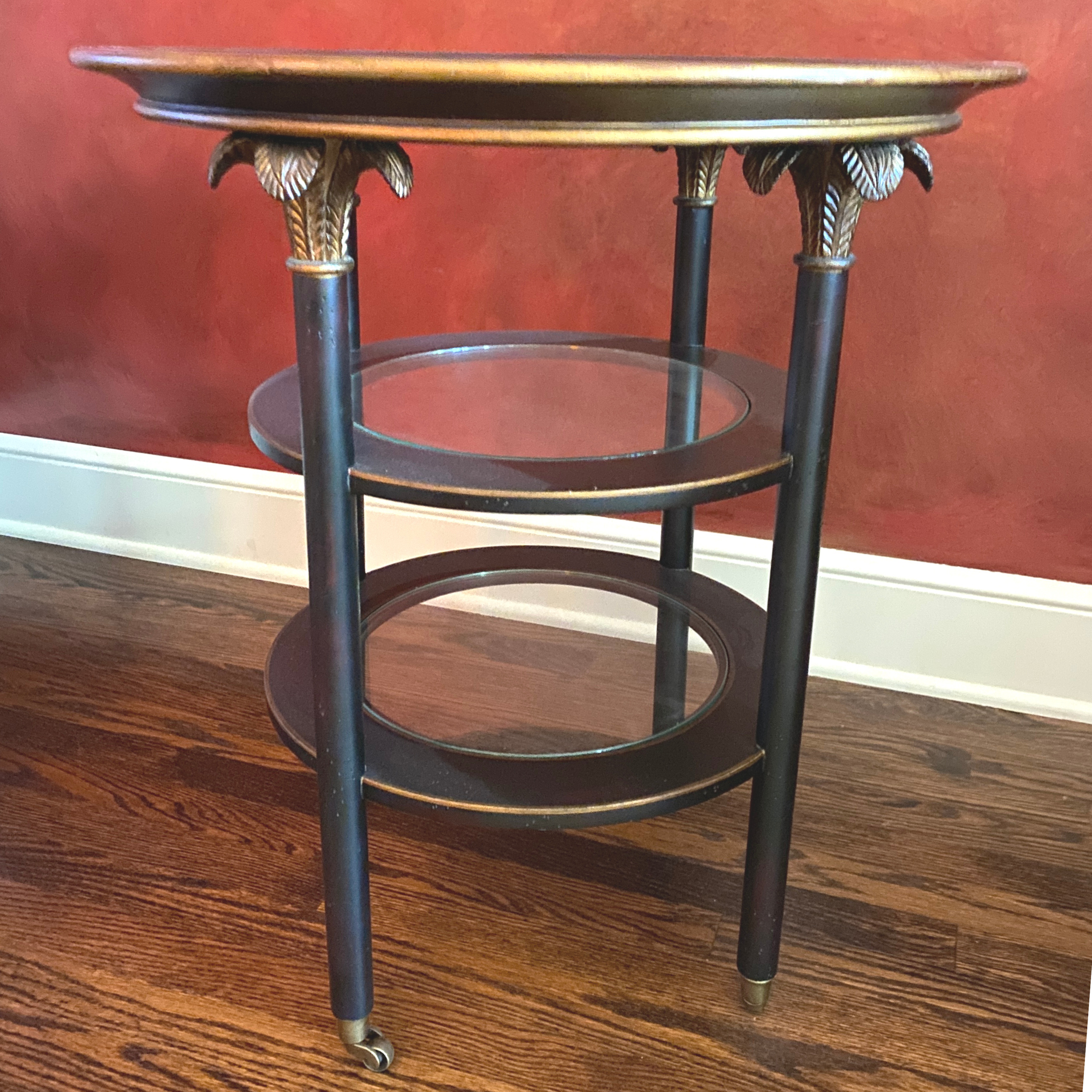 Round Three Tier Side Table