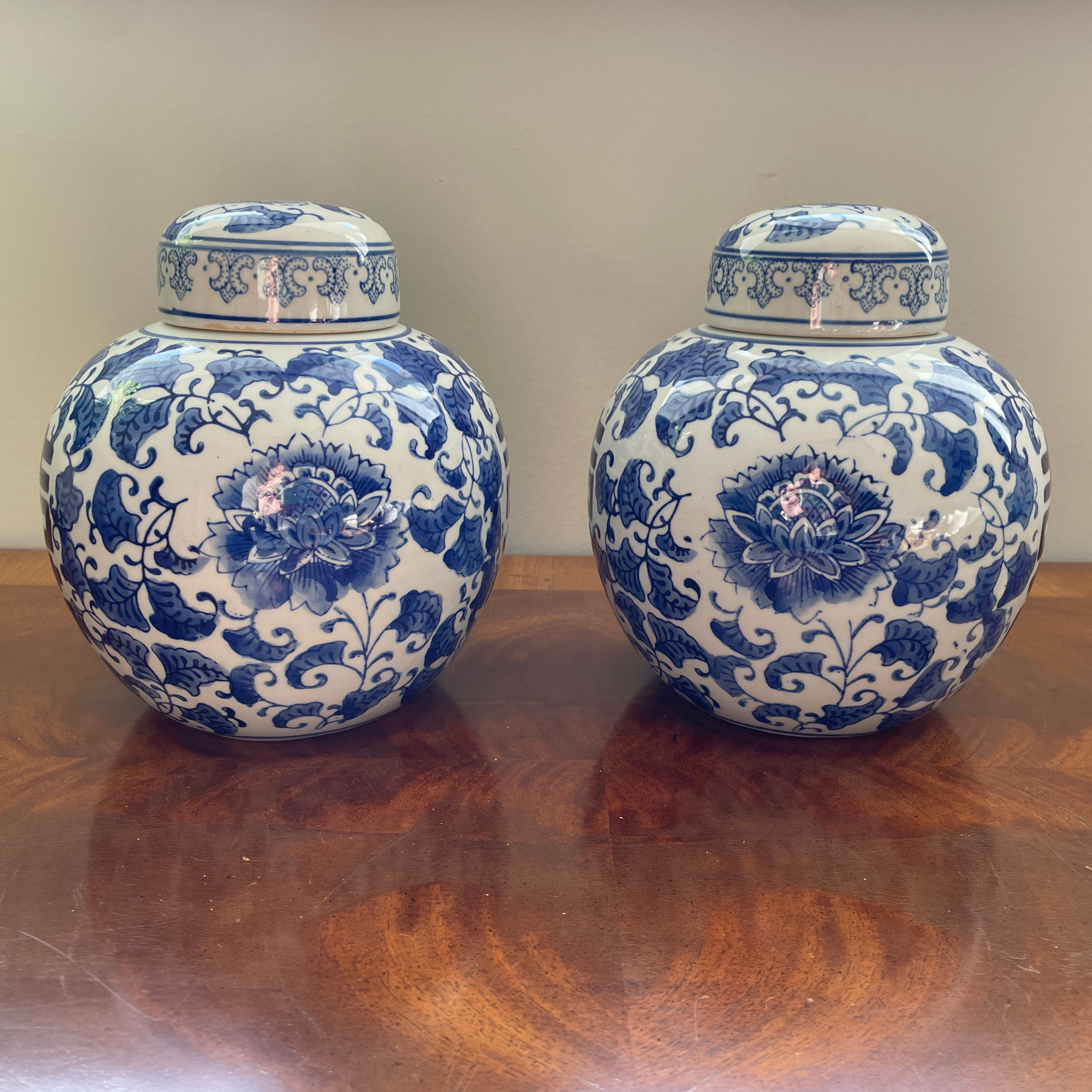 Pair of Double Happiness Jars