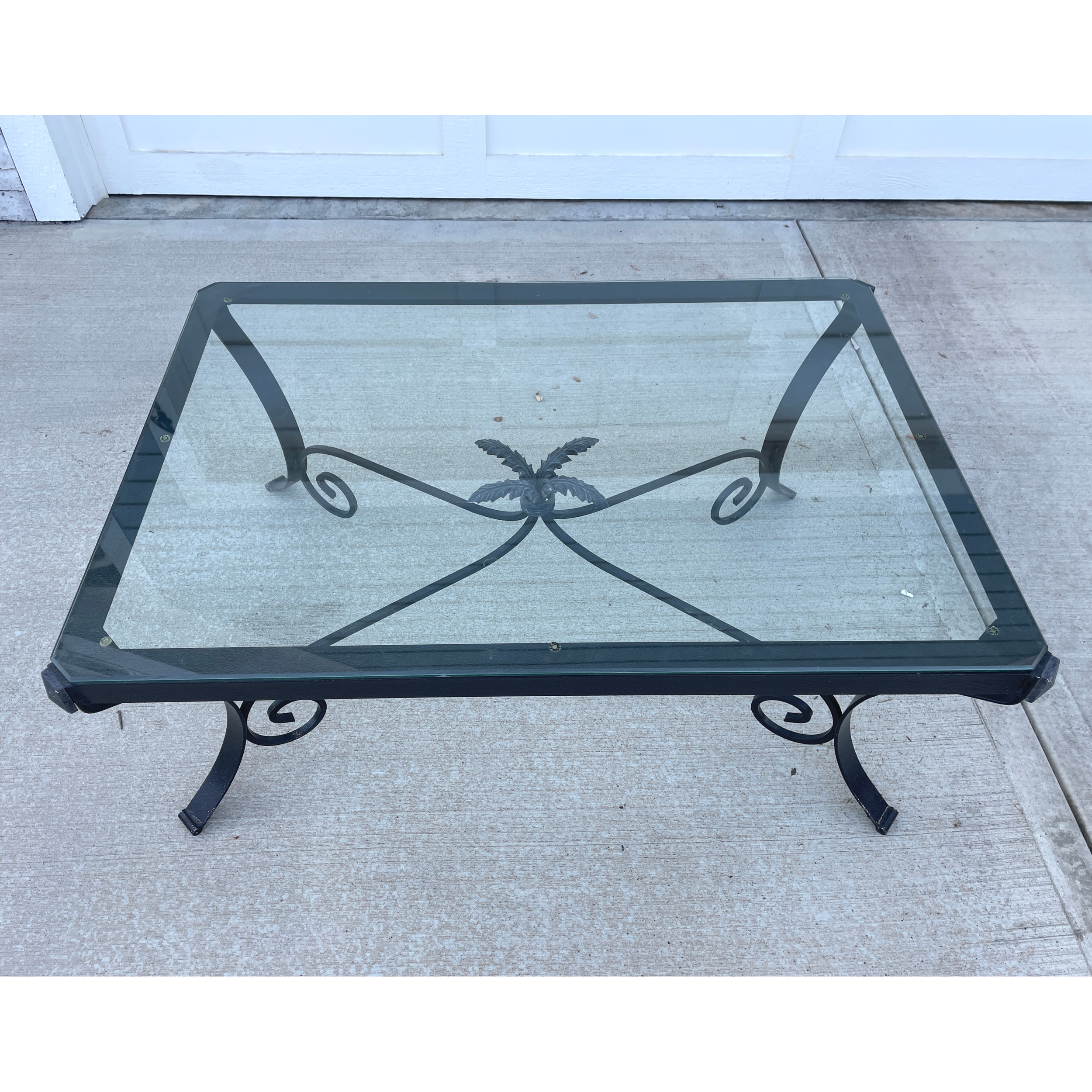 Large Glass Coffee Table
