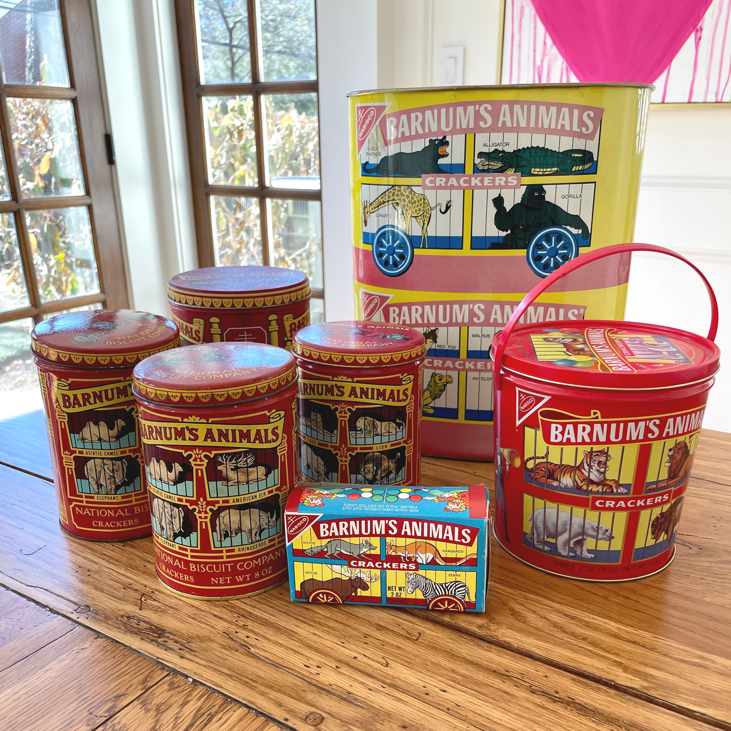 Vintage Barnum Containers