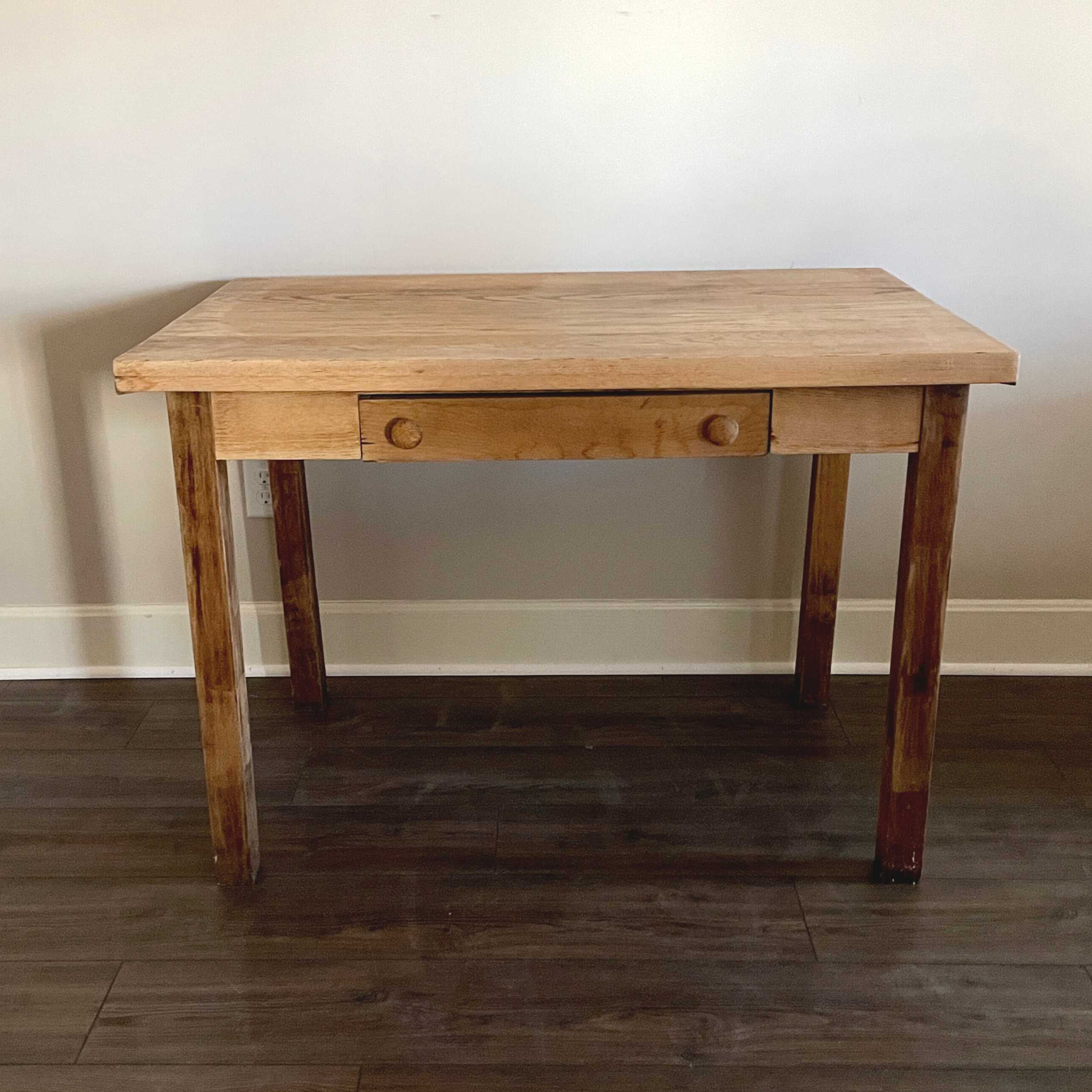 Primitive One Drawer Table