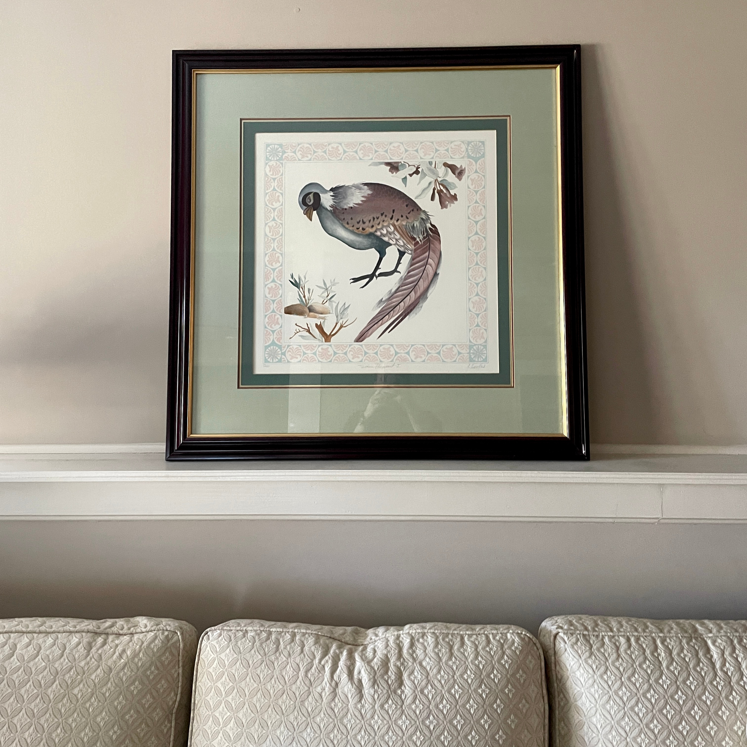 "Tibetan Pheasant I" Framed Art