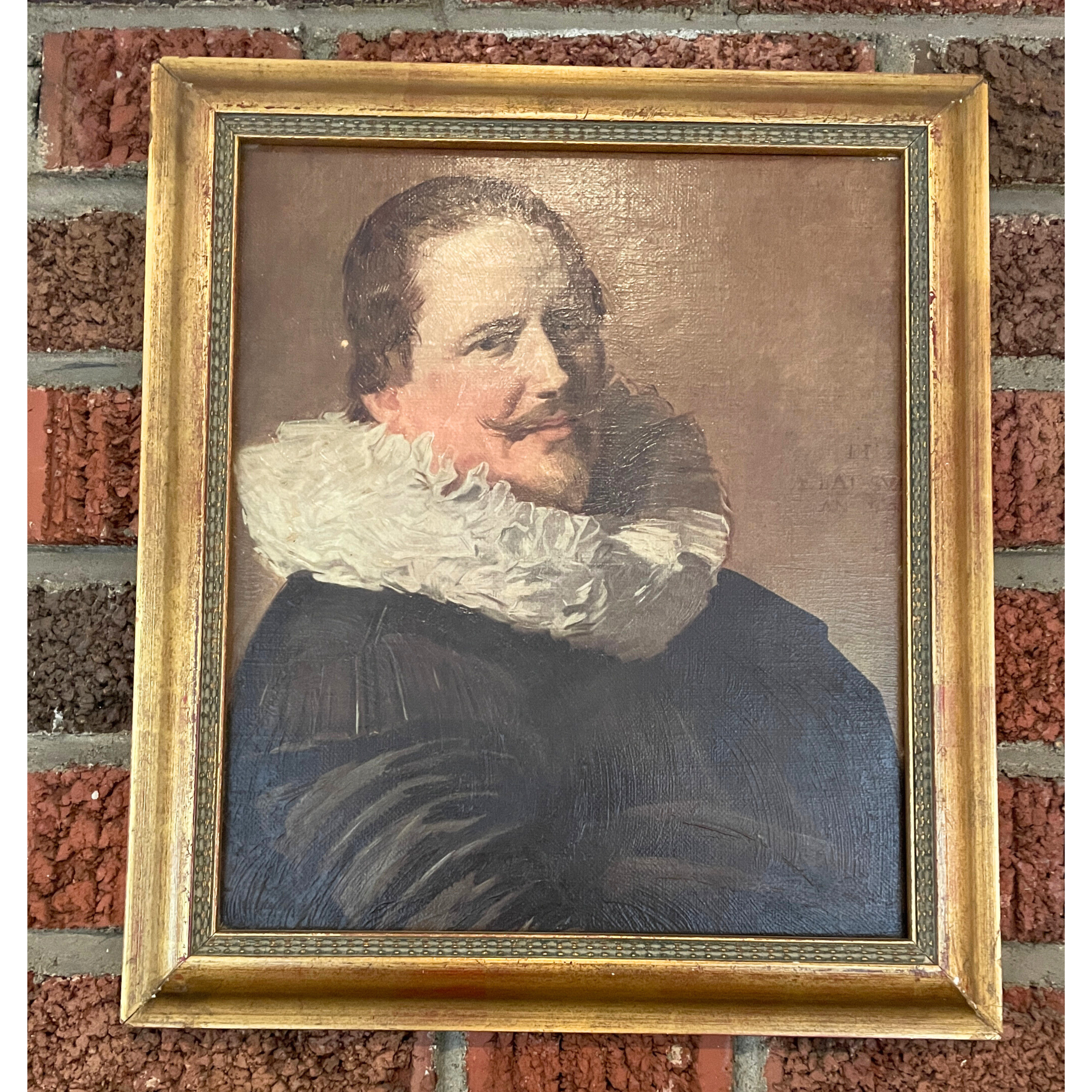 Framed Copy of "Portrait of a Man in his Thirties" by Frans Hals 