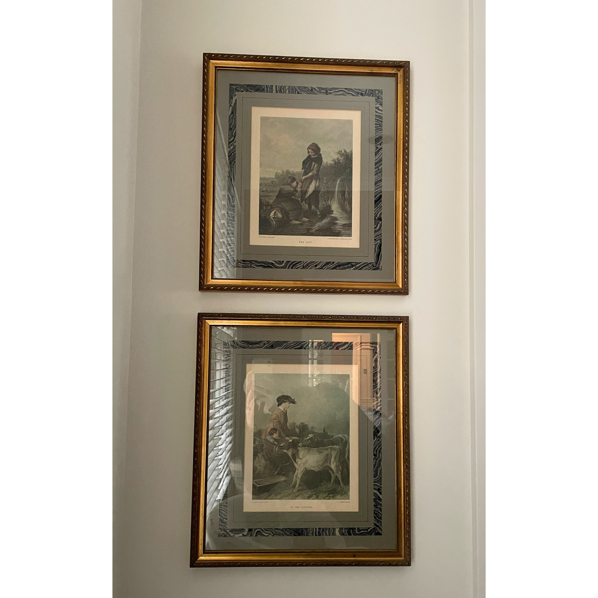 Pair of Framed English Art Prints