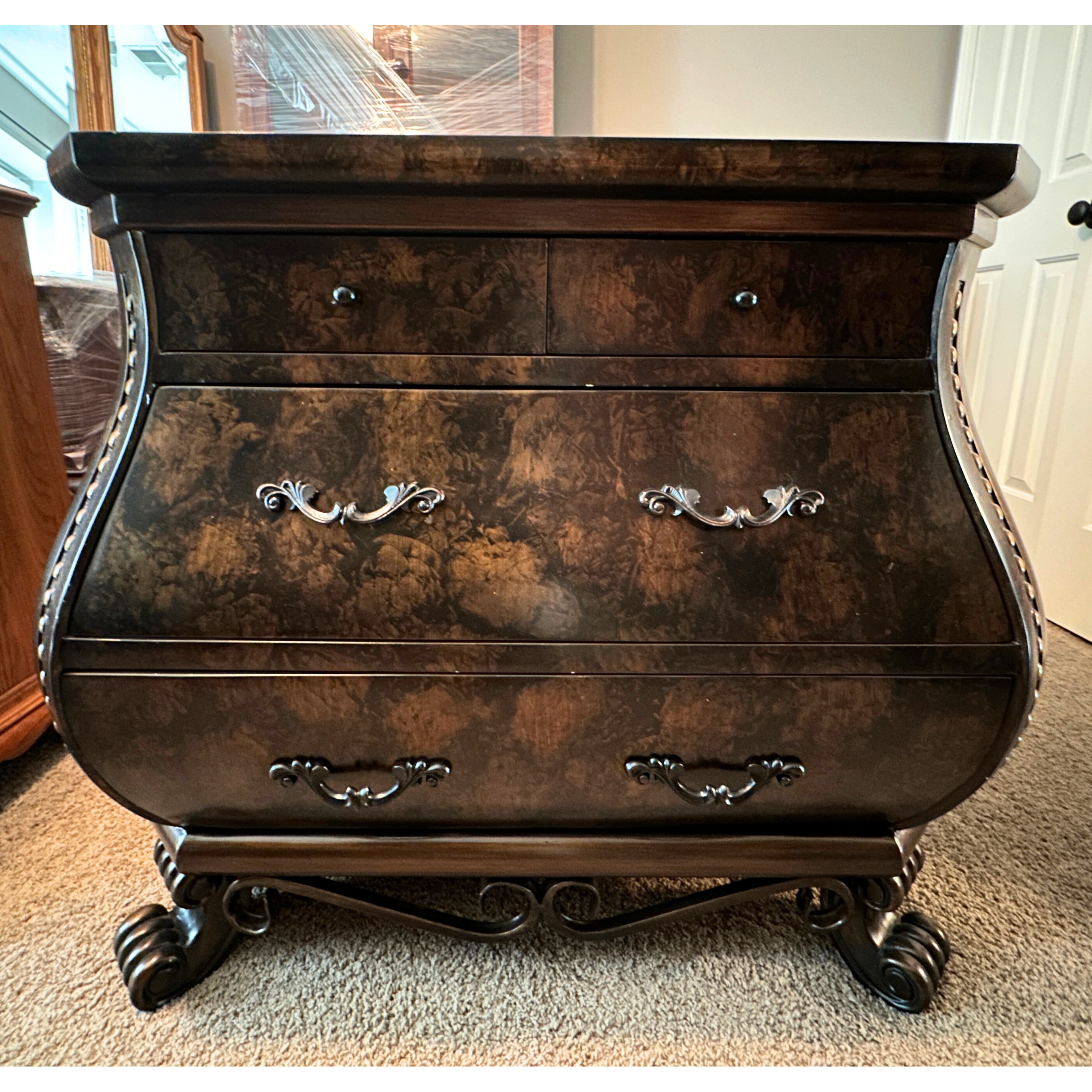 Bombay Style Footed Chest