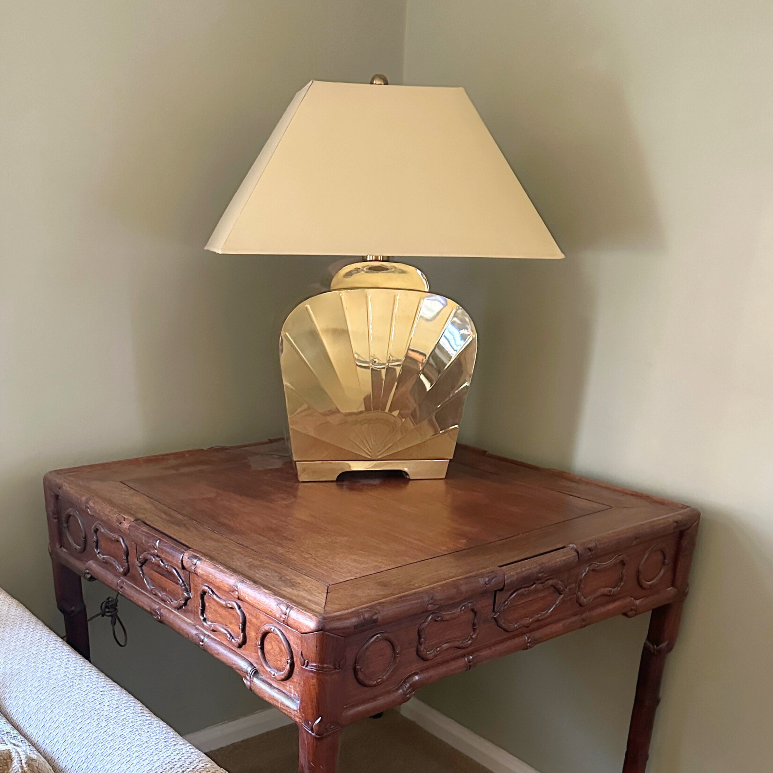 Art Deco Chapman Brass Table Lamp