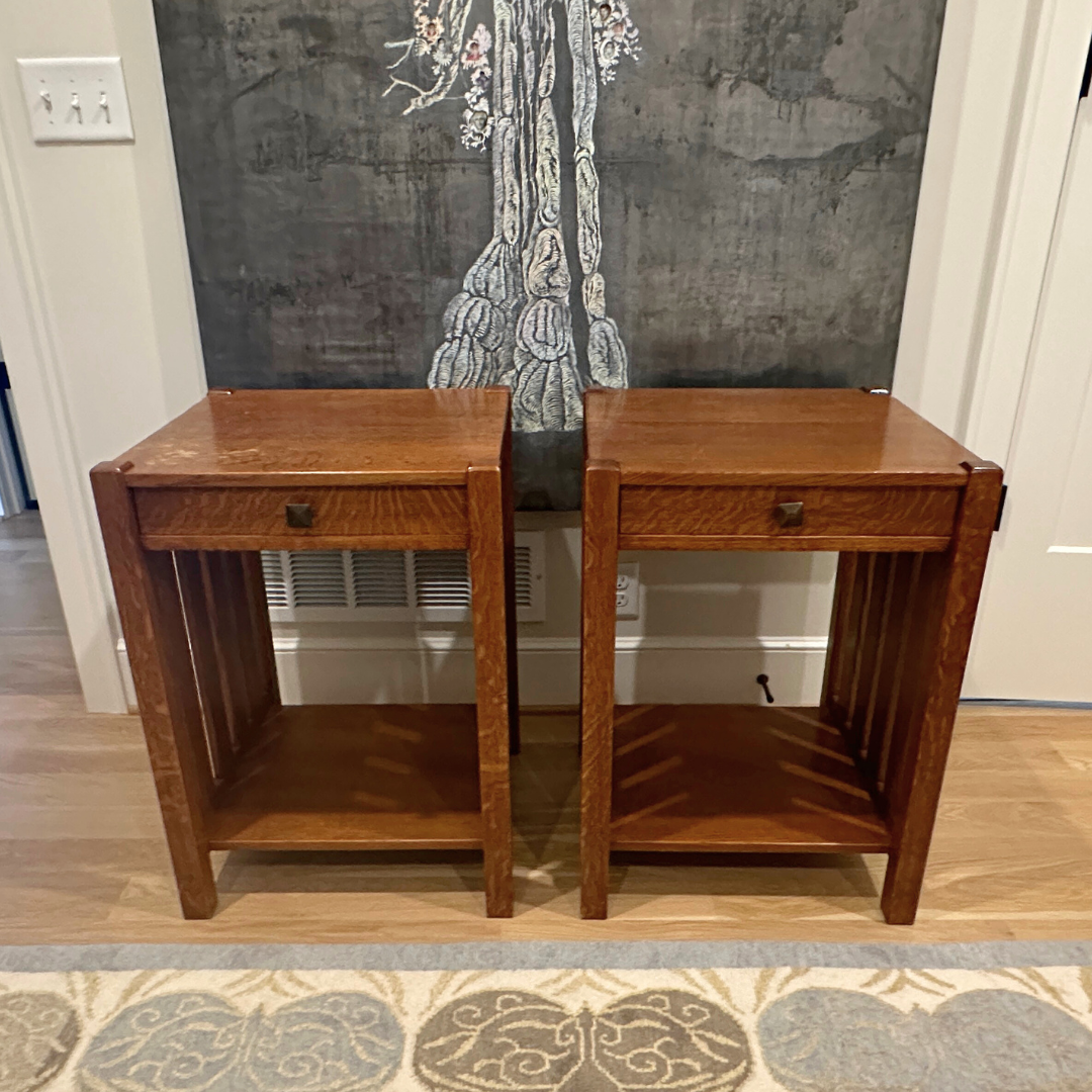 Pair of Mission-Style Side Tables