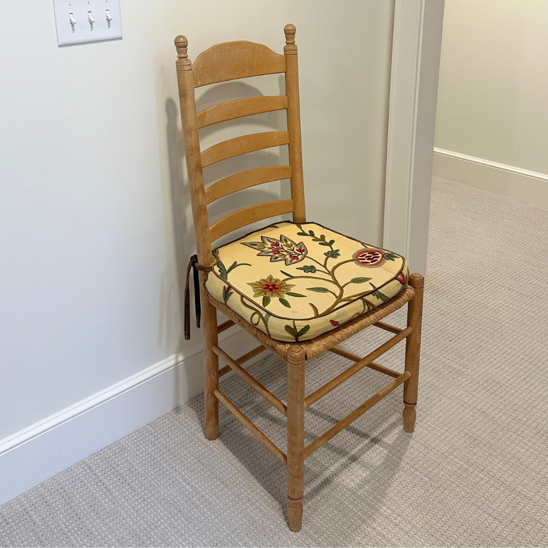Ladder Back Chair with Rush Seat