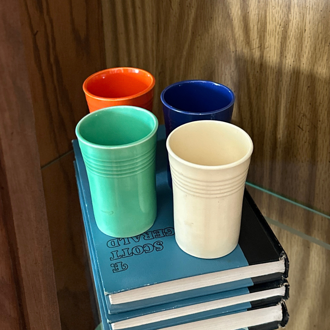Mid-Century Set of Colored Tumblers