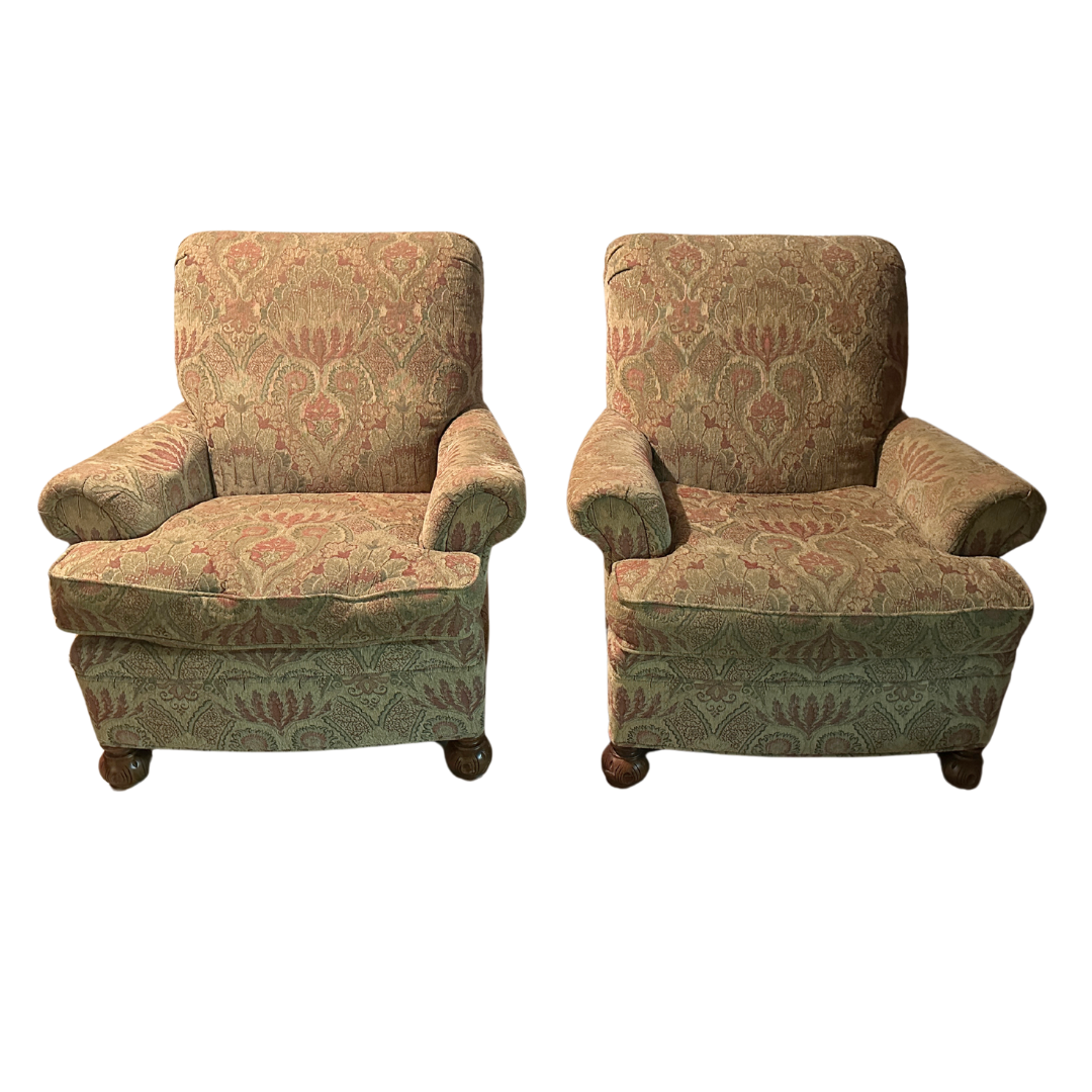 Pair of Paisley Armchairs