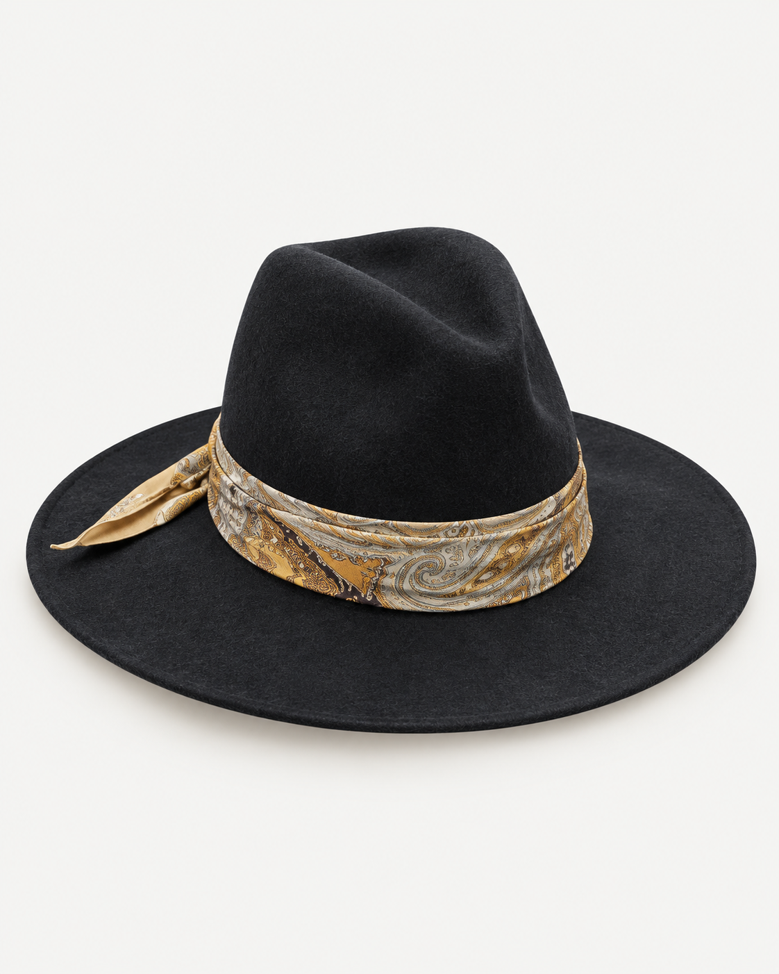 Black Wide-Brim Fedora with Patterned Band-1.png