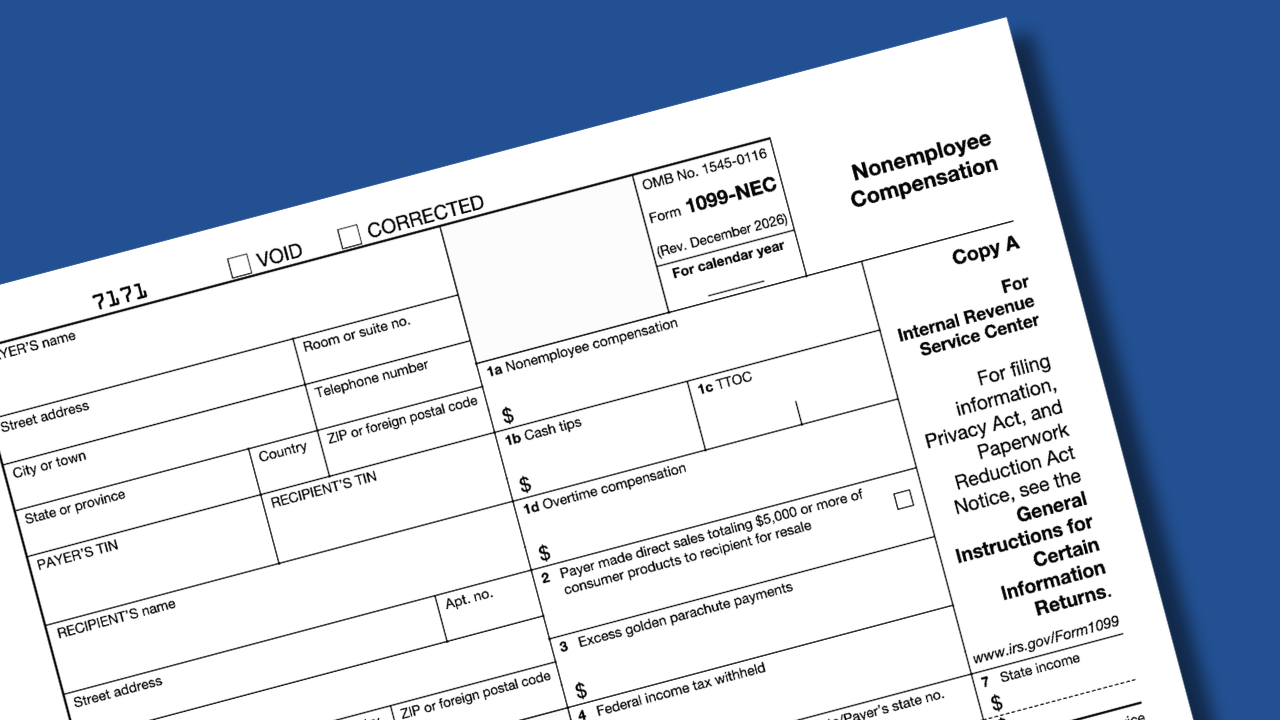 The 1099 Rule Just Changed: What the New $2,000 Threshold Means for Creators