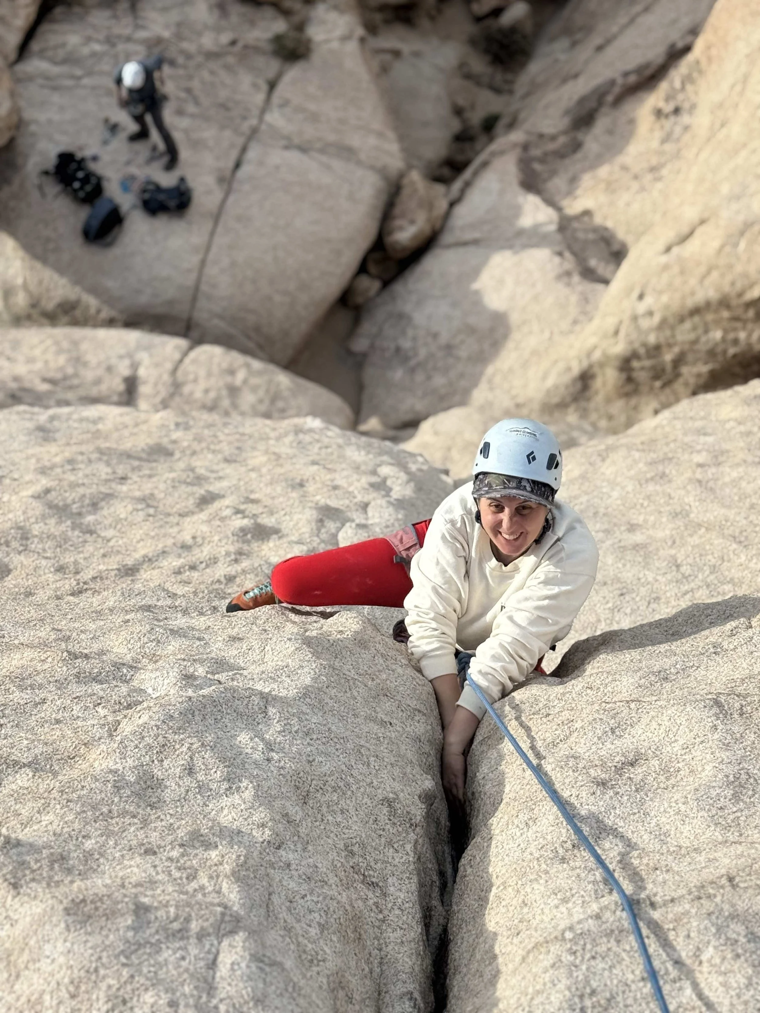 Guided Rock Climbing in Joshua Tree National Park.
