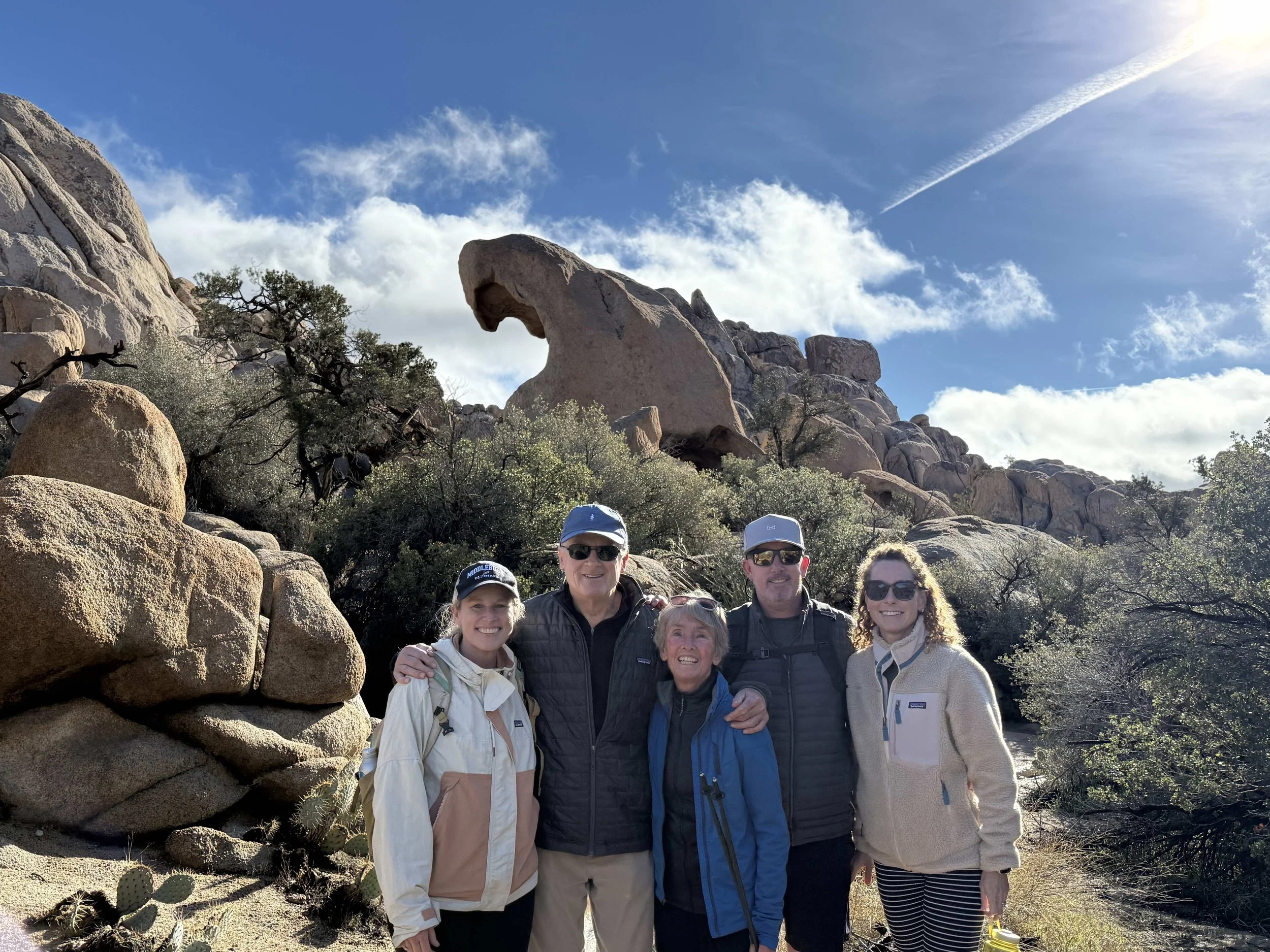 Exploring Joshua Tree's granite terrain on a guided Adventure Route