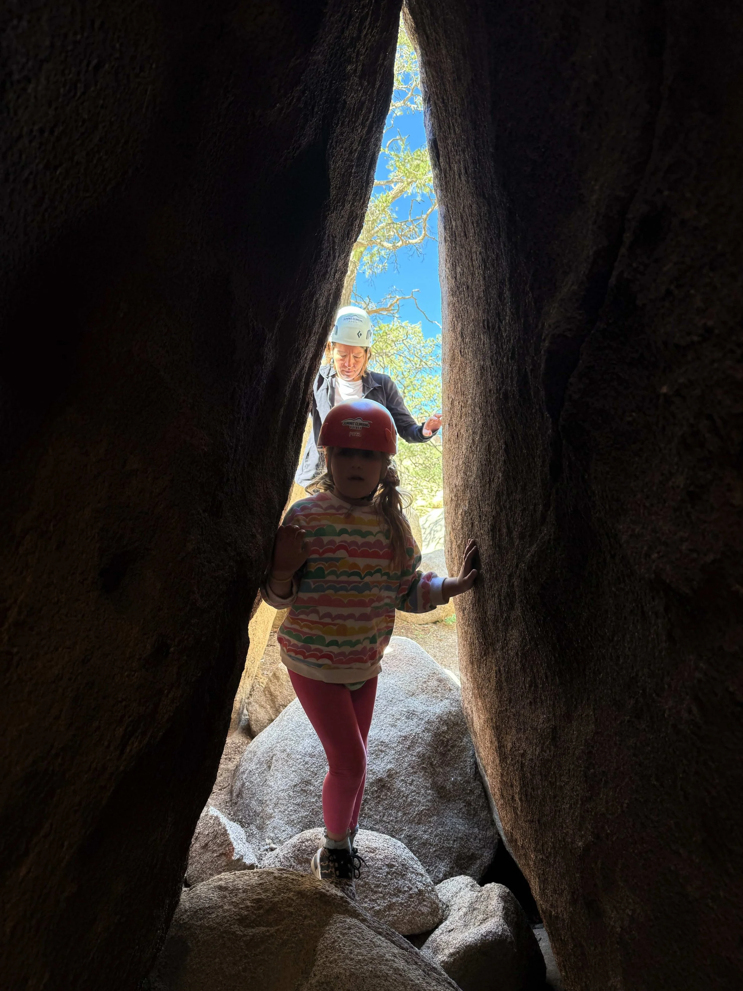 Triangle Cave formation in Joshua Tree National Park — caves and corridors adventure