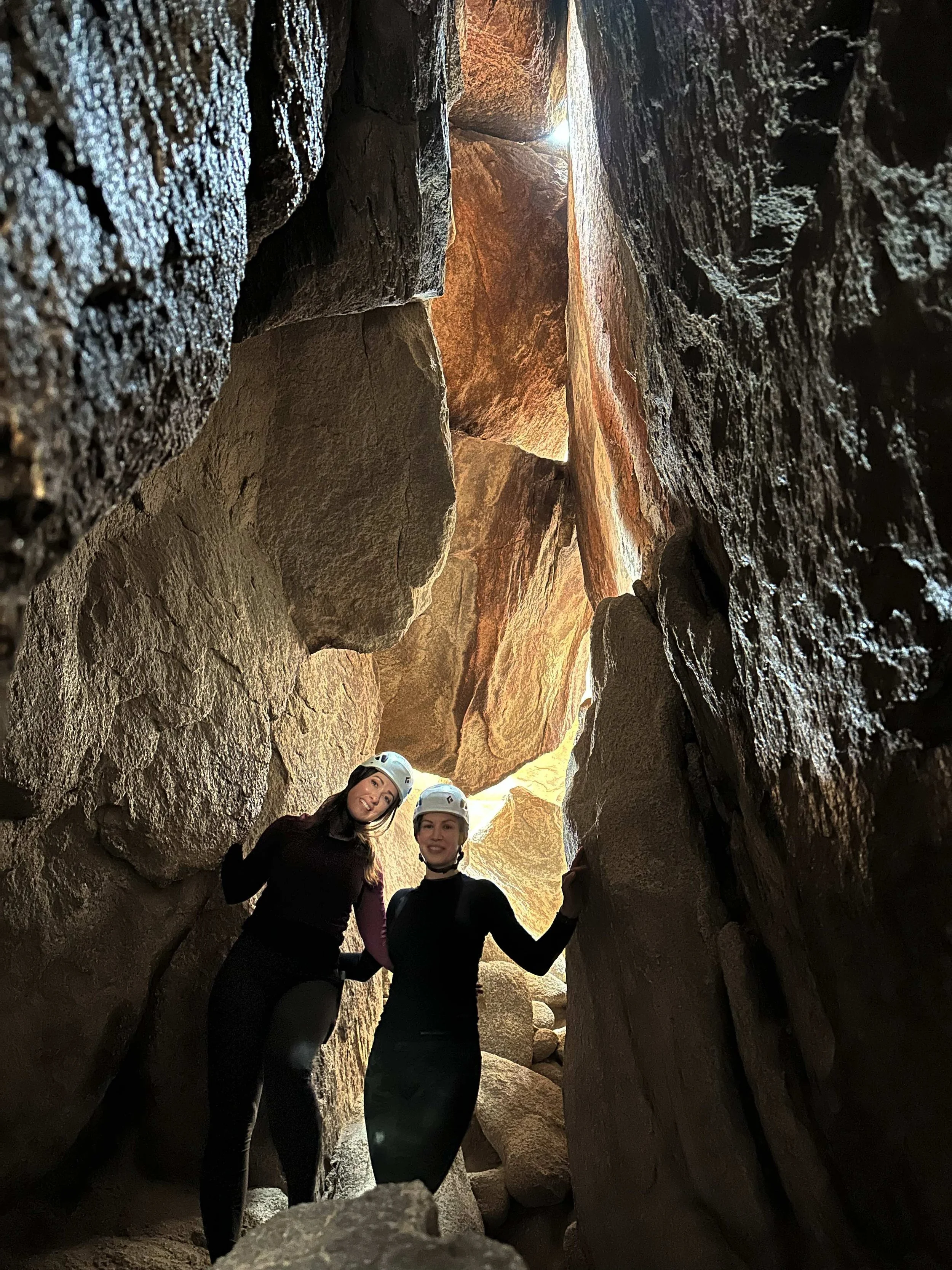 Guided caves and corridors adventure in Joshua Tree National Park