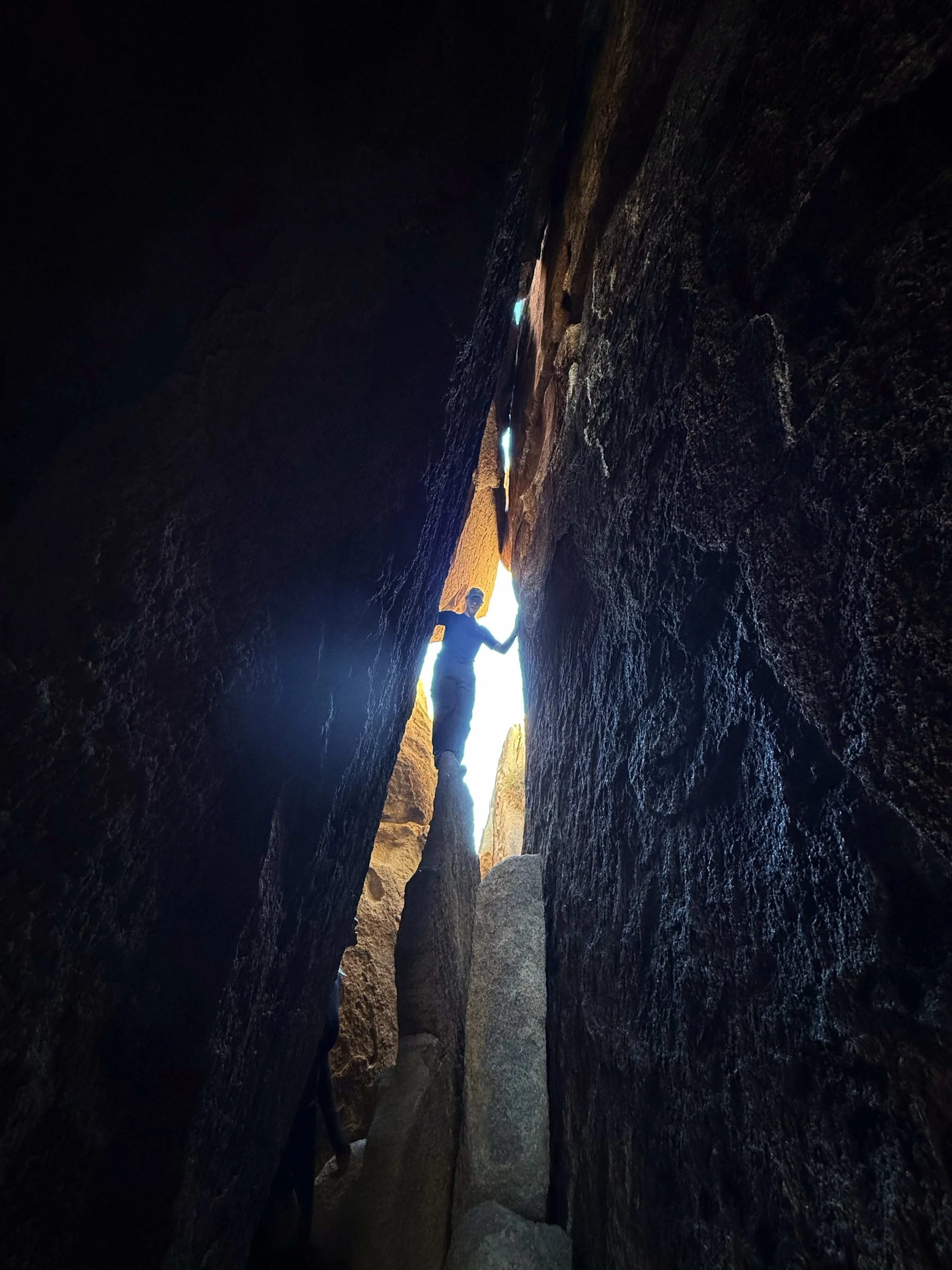 Guided caves and corridors adventure in Joshua Tree National Park