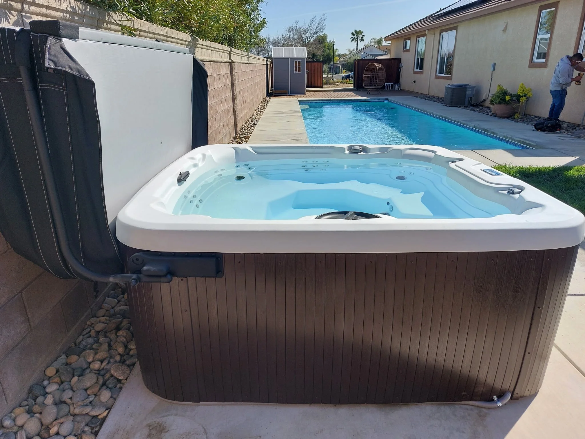 Aquaterra Montecito
Seats 6
45 Jets
LED Lights
Waterfall
Ozone System
220v
Pleasanton, CA