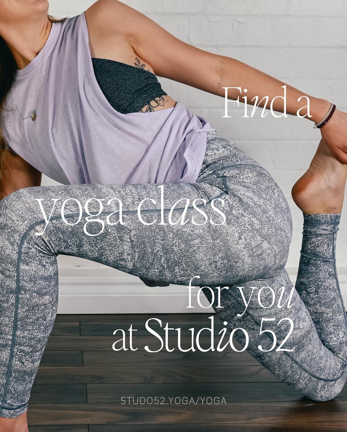 FIND THE CLASS FOR YOU

Are you in a routine of attending the same yoga class every week? 

We have a variety of daily classes which focus on all aspects of the practice, including vinyasa flow, restorative yoga, mellow yoga or the addition of mobili